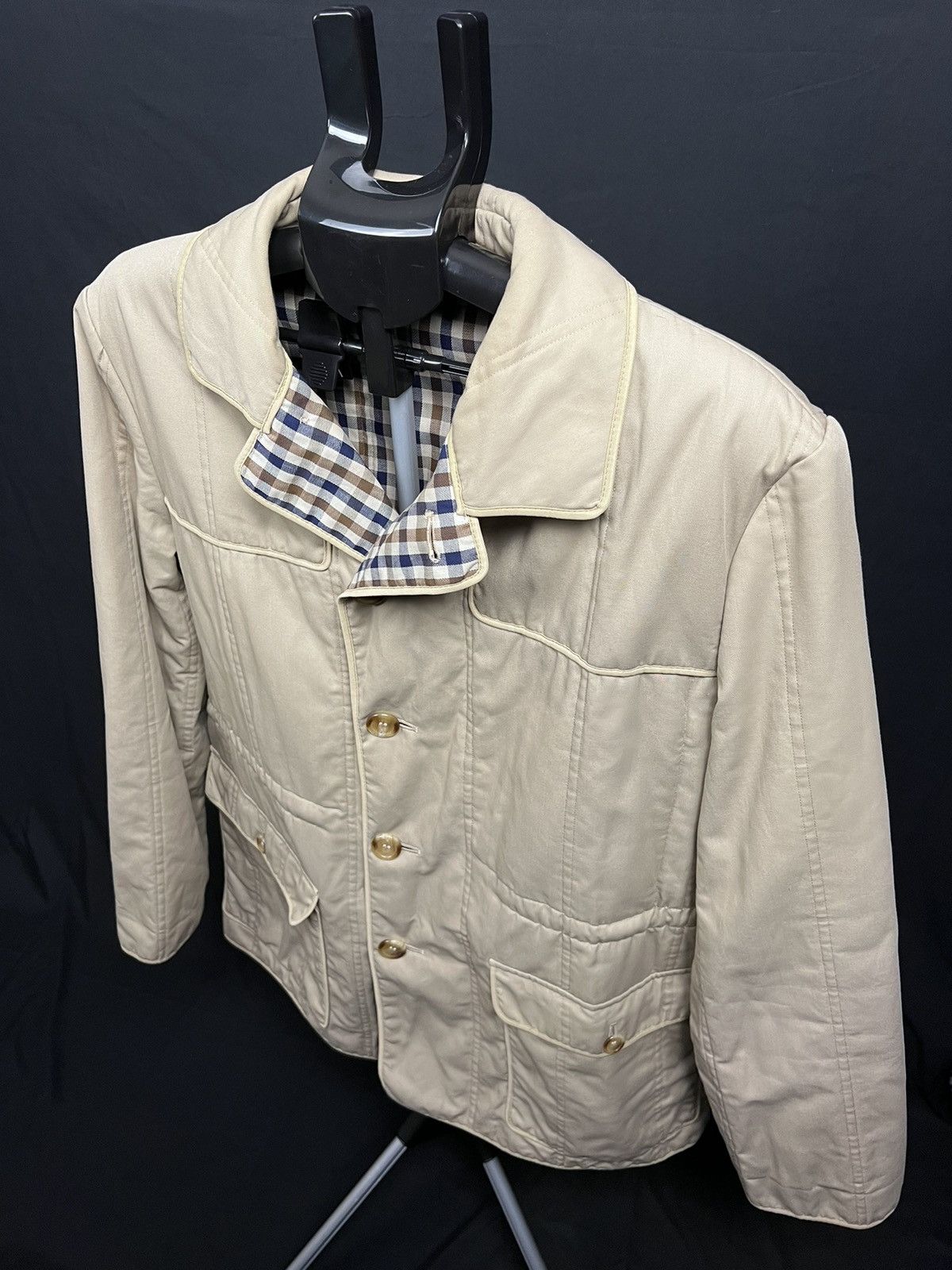 Aquascutum × Vintage 🔴 Aquascutum jacket classic Size US L / EU 52-54 / 3 - 4 Thumbnail