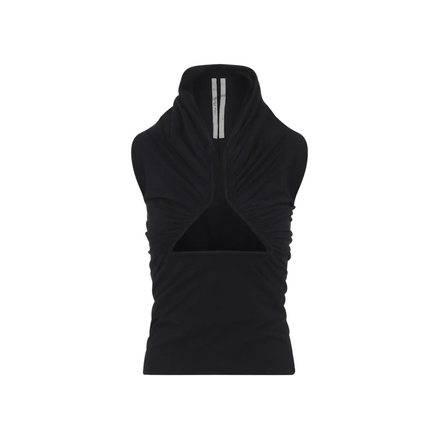 RICK OWENS Temple Black Prong SS Top New & Authentic (Women'