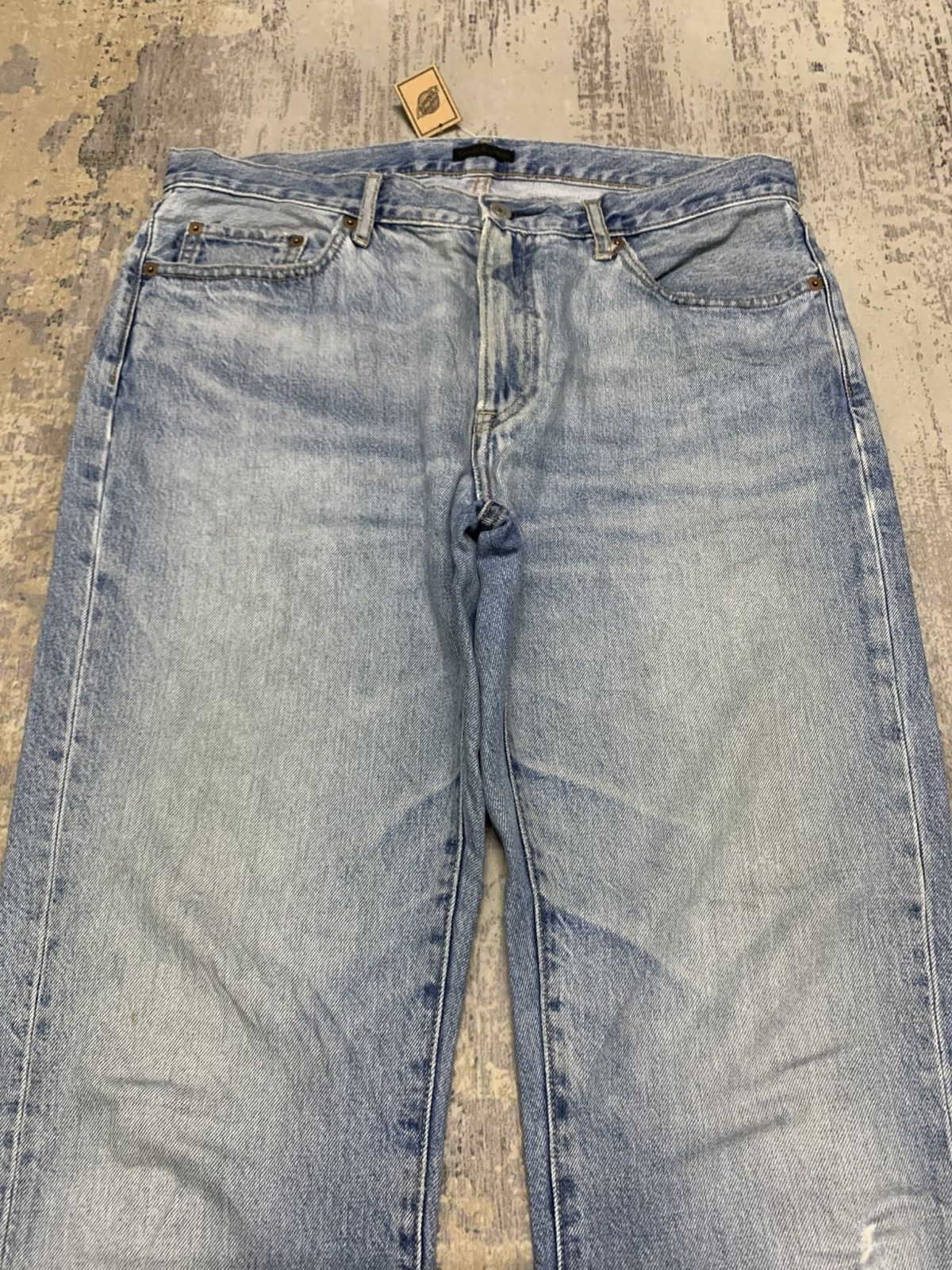 Uniqlo GRUNGE Vtg Uniqlo Rusty Distress Regular Fit Straight Size US 34 / EU 50 - 2 Thumbnail