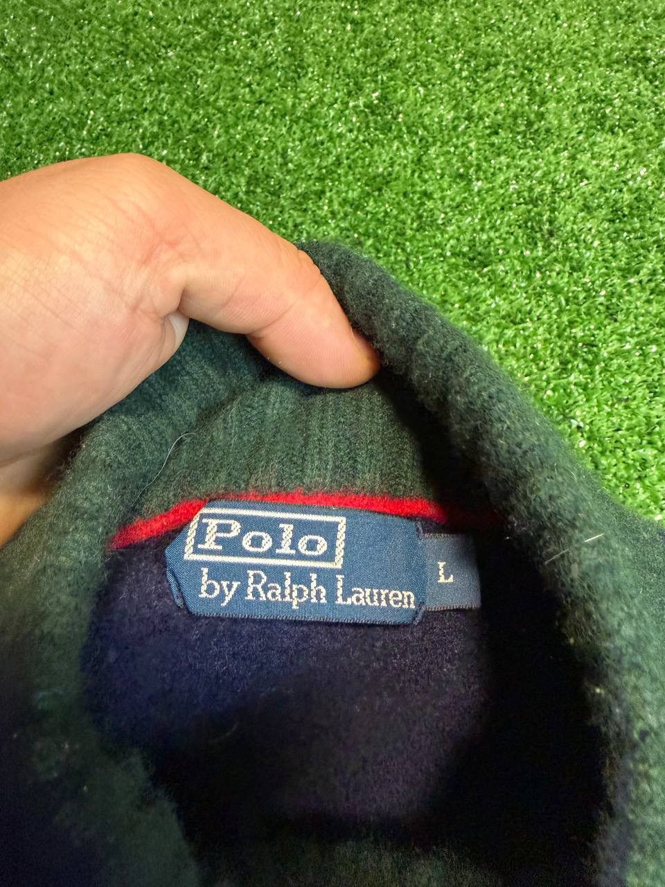 Polo Ralph Lauren Vintage y2k Polo Ralph Lauren Wool Embroidered Logo Zip Size US S / EU 44-46 / 1 - 4 Thumbnail