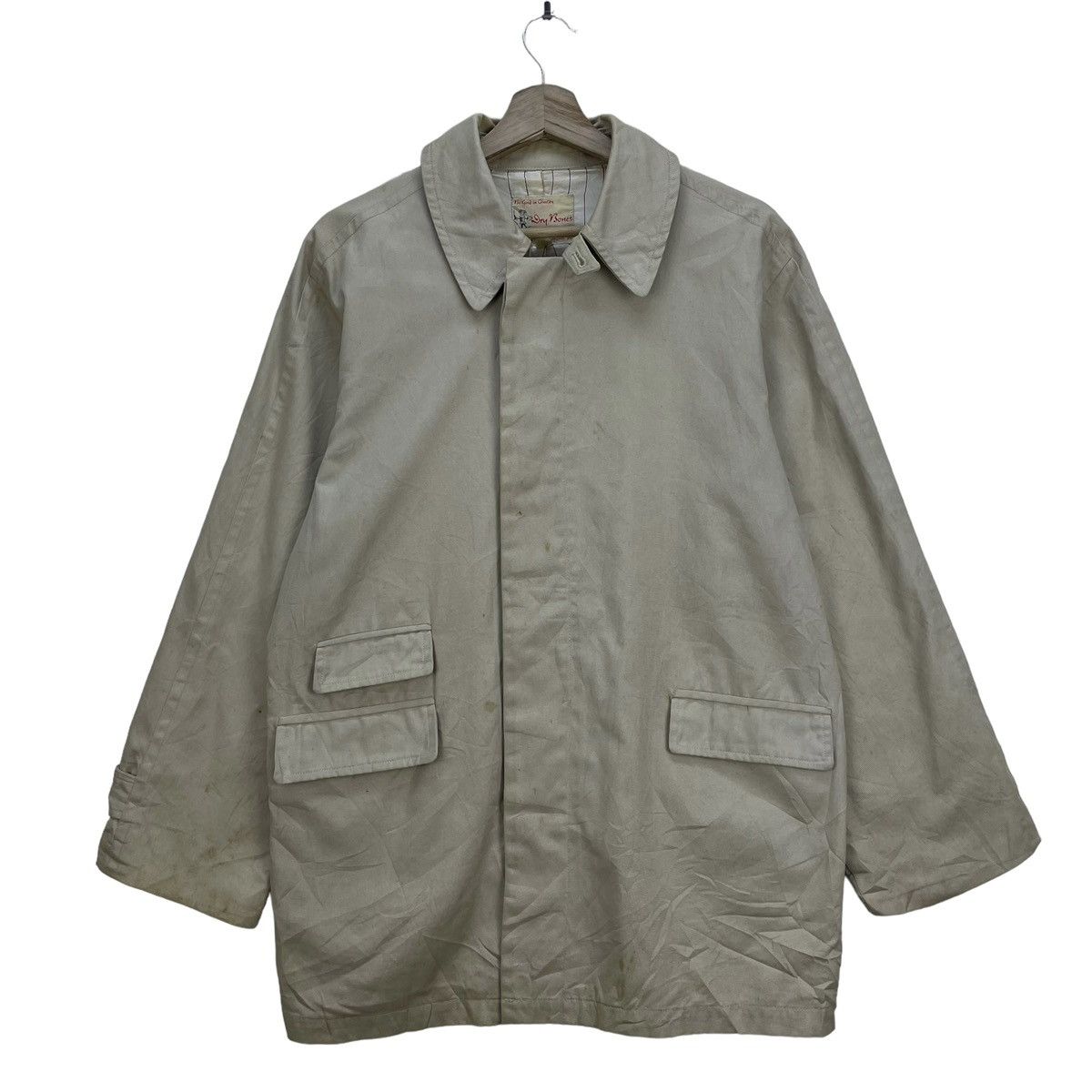 image of Vintage Dry Bones Casual Jacket in Brown, Men's (Size Medium)