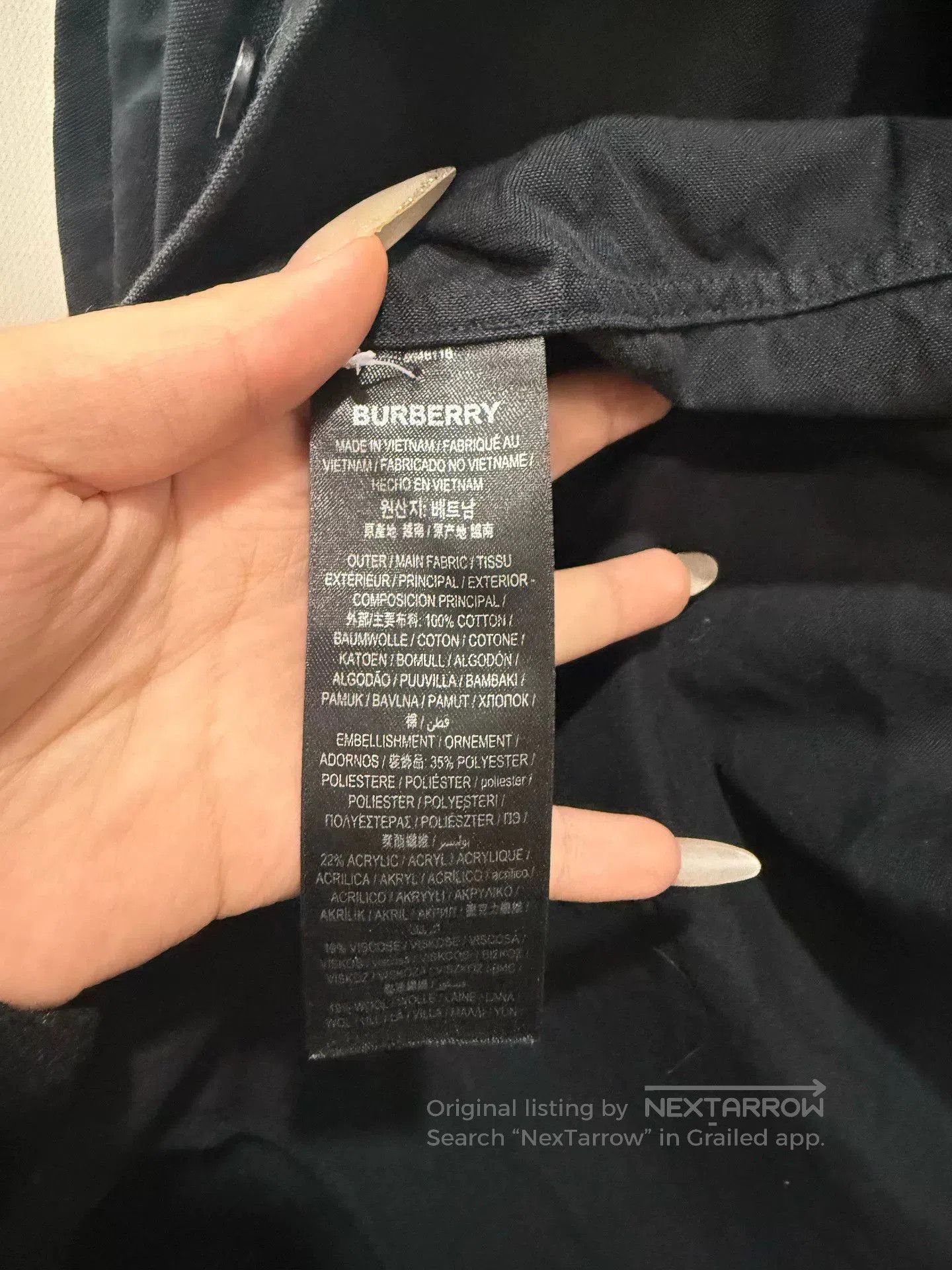 Burberry Burberry Black Long. Size US XL / EU 56 / 4 - 4 Thumbnail