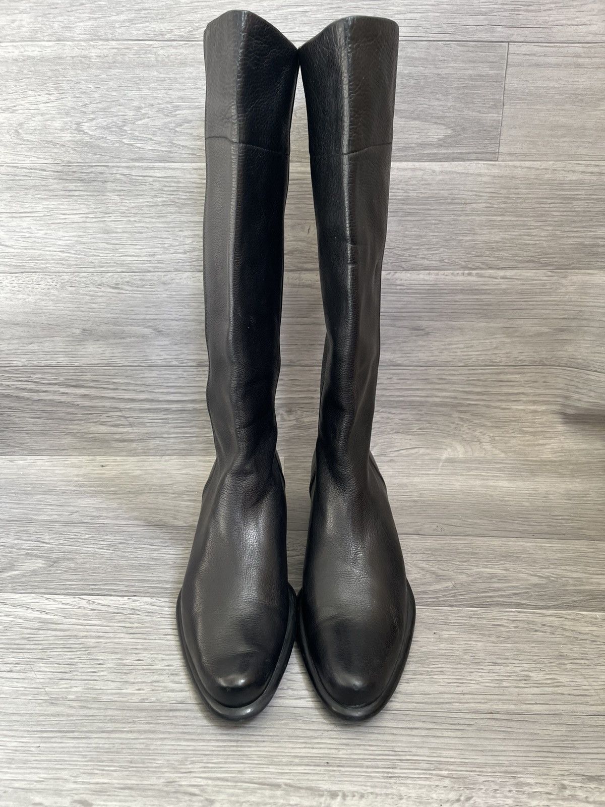 Miu Miu Miu Miu x Prada pointed toe long riding kitten heel boots Size US 6 / IT 36 - 2 Thumbnail