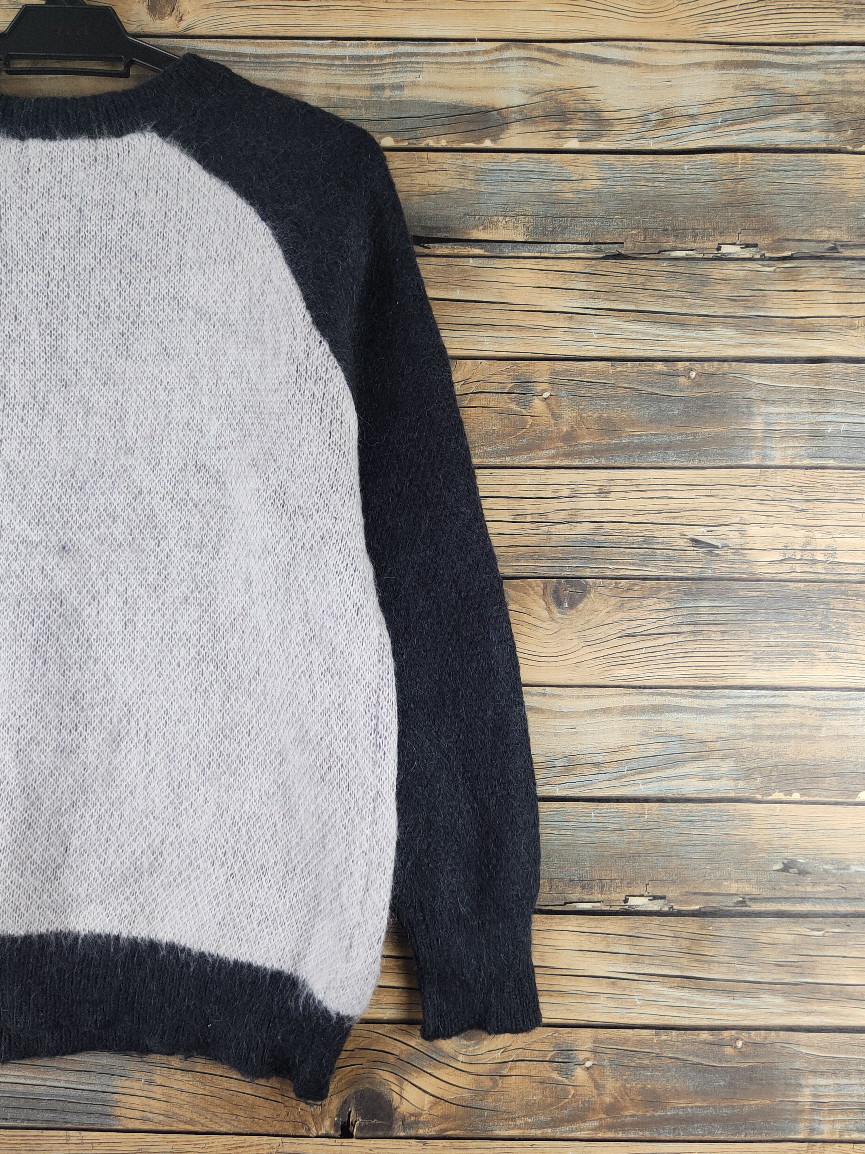 Japanese Brand DL Bayflow Black White Knitwear Sweatshirts #46-188 Size US M / EU 48-50 / 2 - 9 Thumbnail