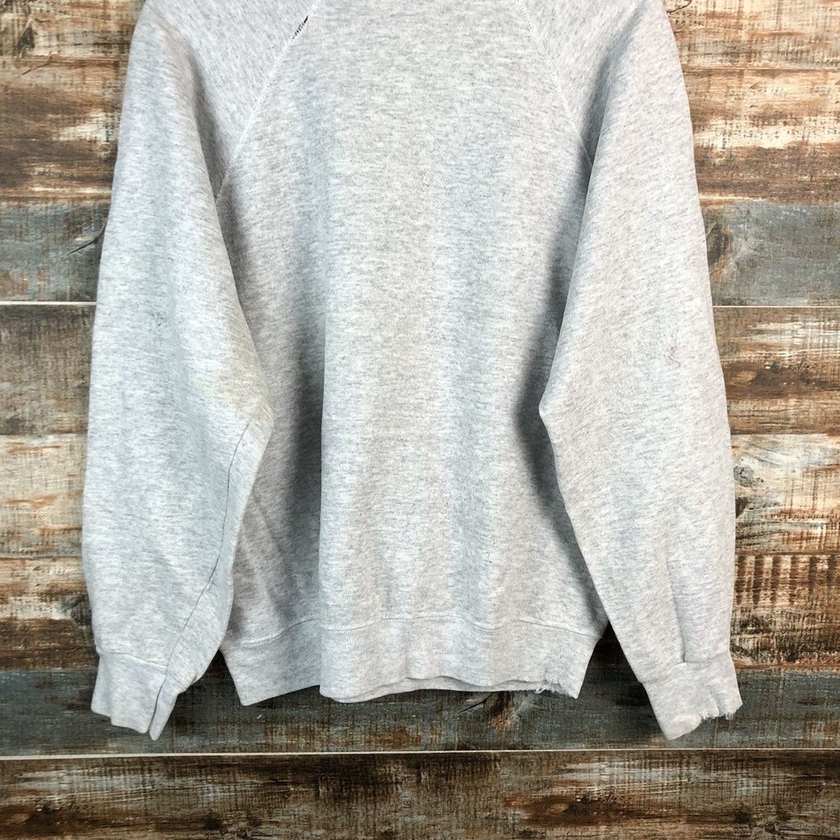 Tultex Tultex vintage ripped plain Sweatshirt #A2499 Size US M / EU 48-50 / 2 - 14 Thumbnail
