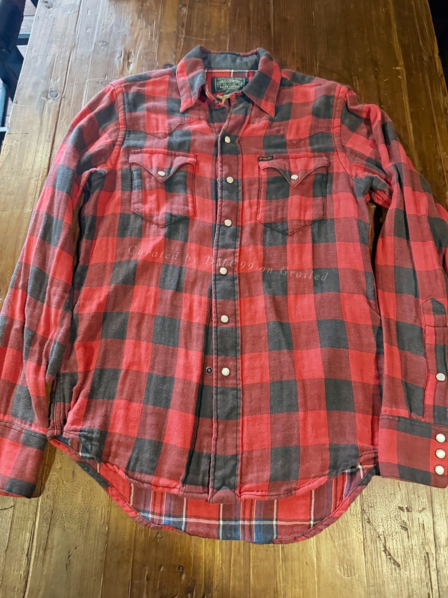 Polo Ralph Lauren POLO COUNTRY Red Black Plaid Shirt Size US XS / EU 42 / 0 - 1 Thumbnail