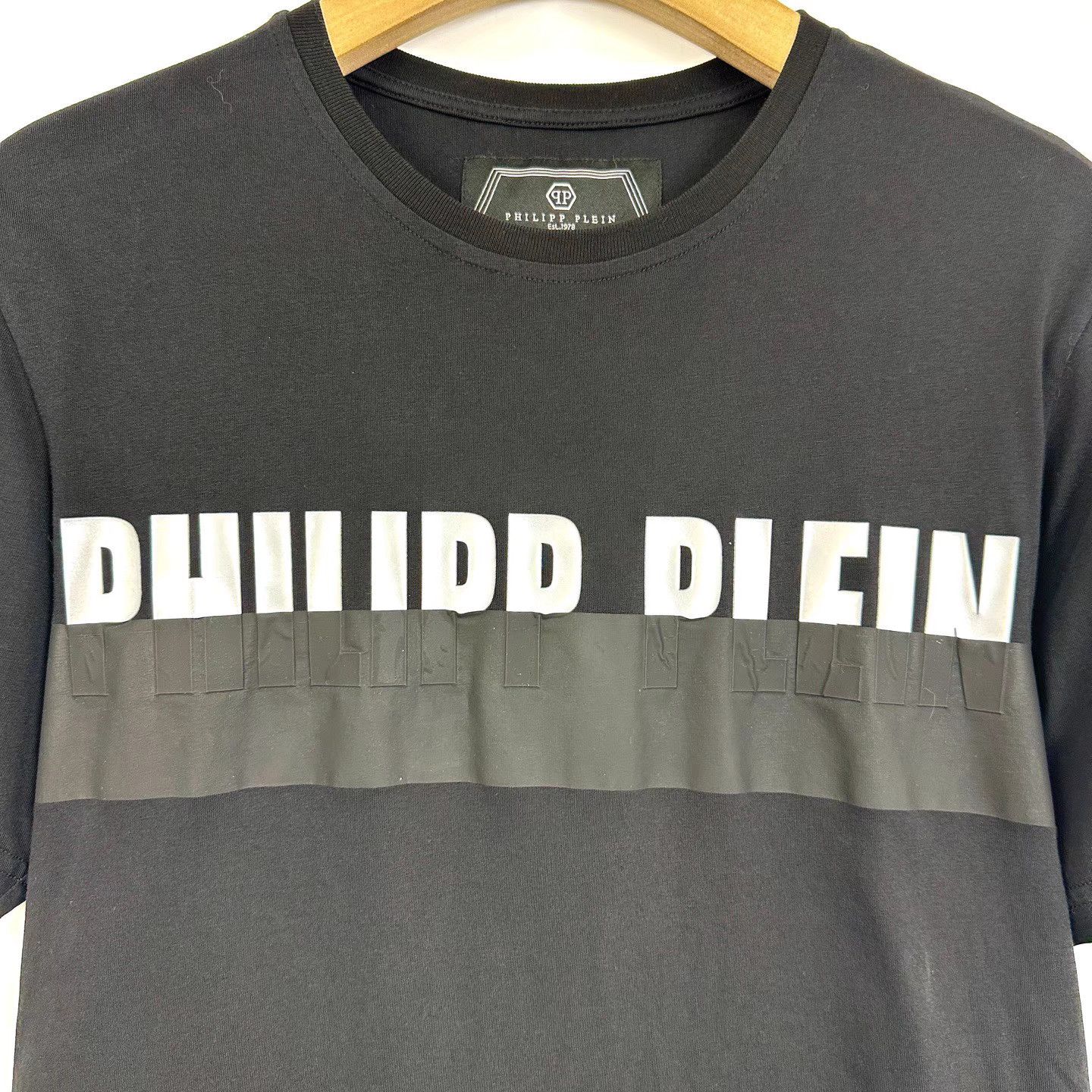 Philipp Plein PHILIPP PLEIN Contrast Logo Short Sleeve K12 Size US S / EU 44-46 / 1 - 4 Thumbnail