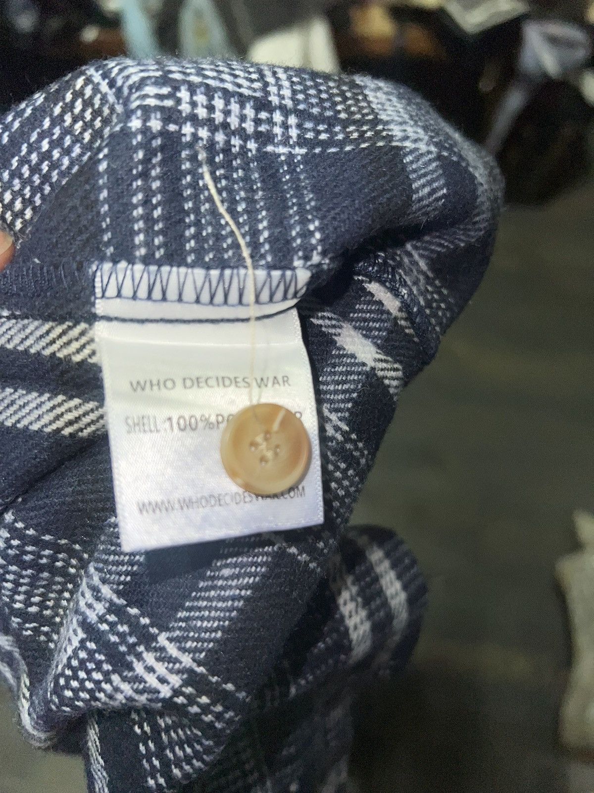 Who Decides War Who decides war crystal flannel Size US L / EU 52-54 / 3 - 13 Thumbnail