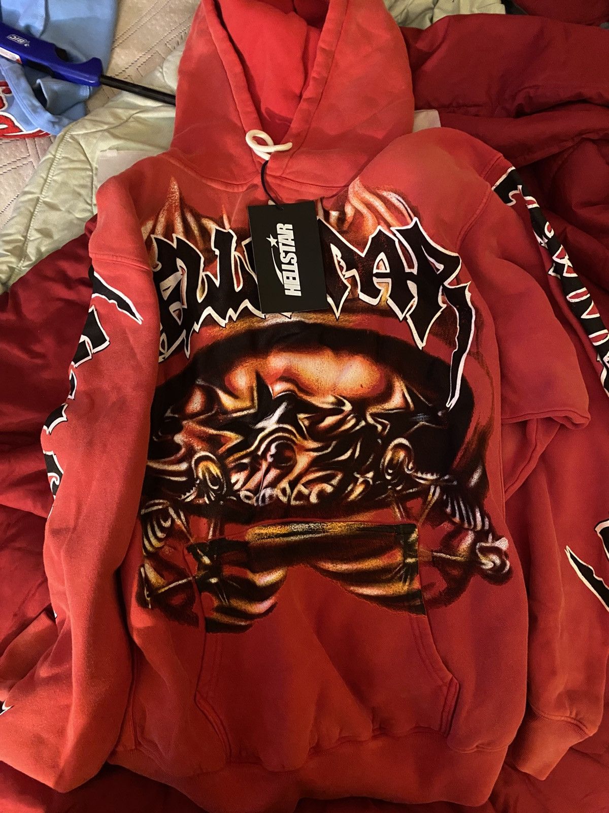 HELLSTAR Brand new hellstar limited Halloween sports logo hoodie Size US L / EU 52-54 / 3 - 2 Thumbnail