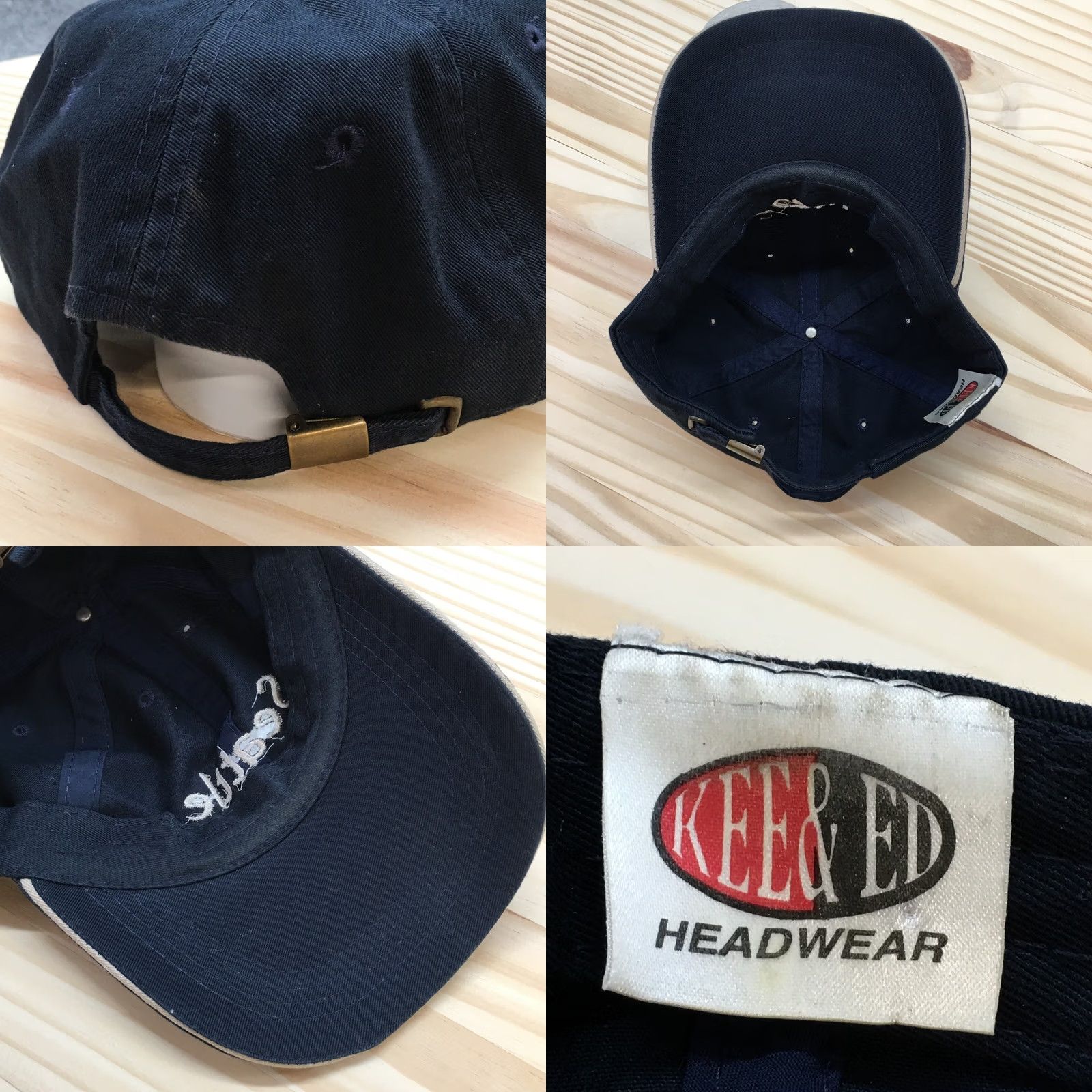 Vintage Kee & Ed Baseball Hat Mens Blue One Size Curved Brim Embroidered Logo Seattle Size ONE SIZE - 8 Thumbnail