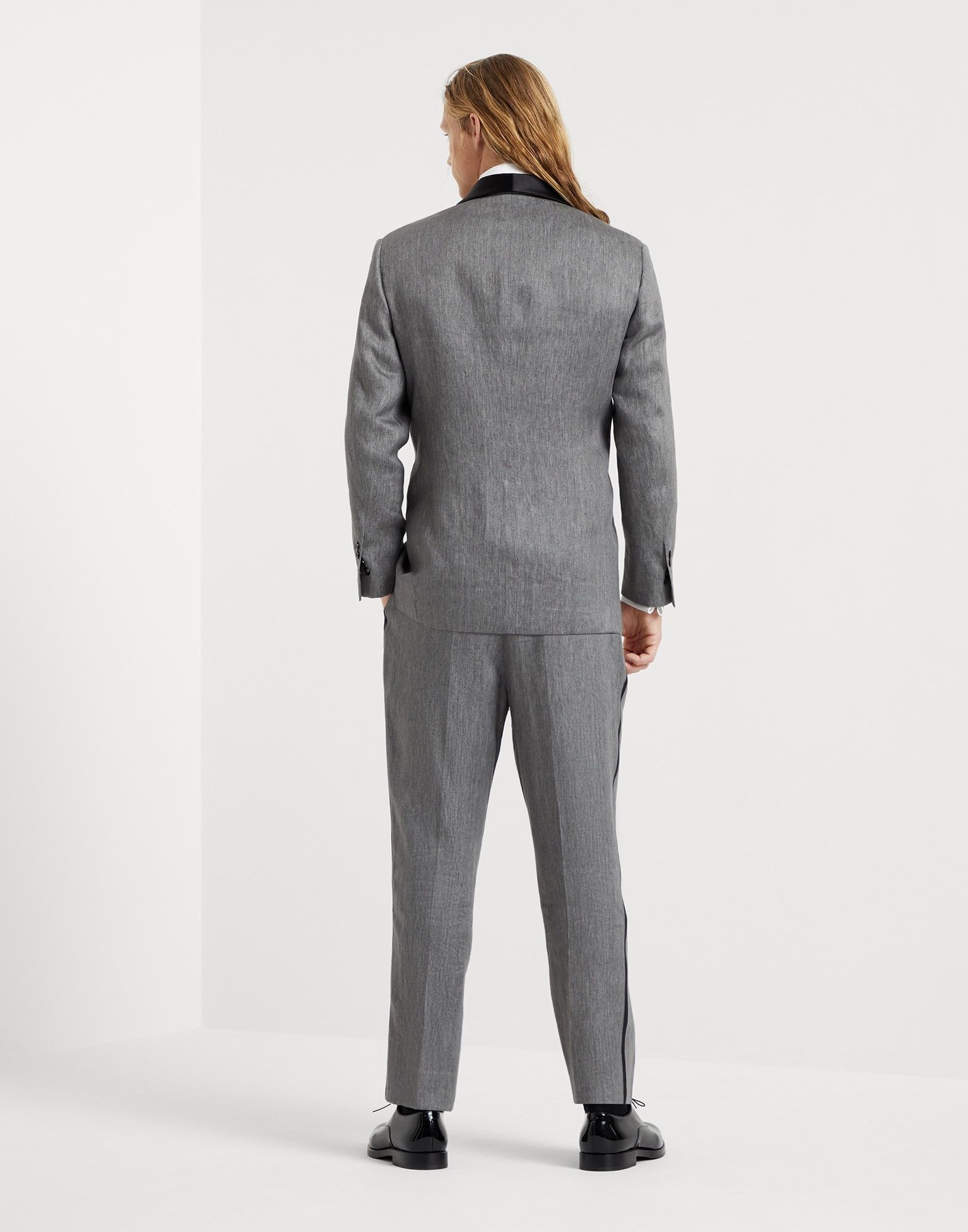 Brunello Cucinelli Suit in Medium Grey Size US L / EU 52-54 / 3 - 2 Thumbnail