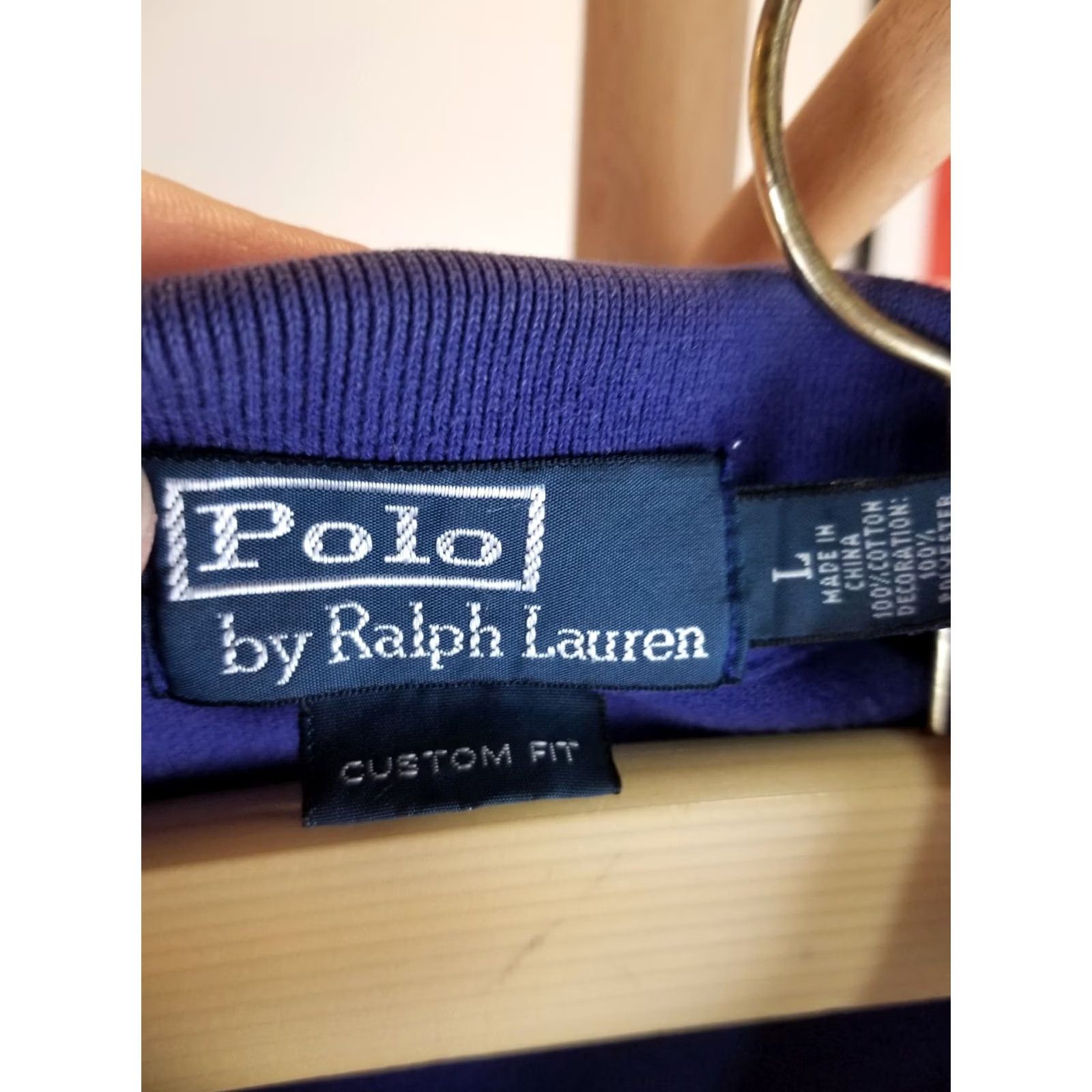 Ralph Lauren RALPH LAUREN POLO ITALY FLAG BLUE COTTON POLO BUTTON UP SHIRT SZ LARGE Size US L / EU 52-54 / 3 - 7 Thumbnail