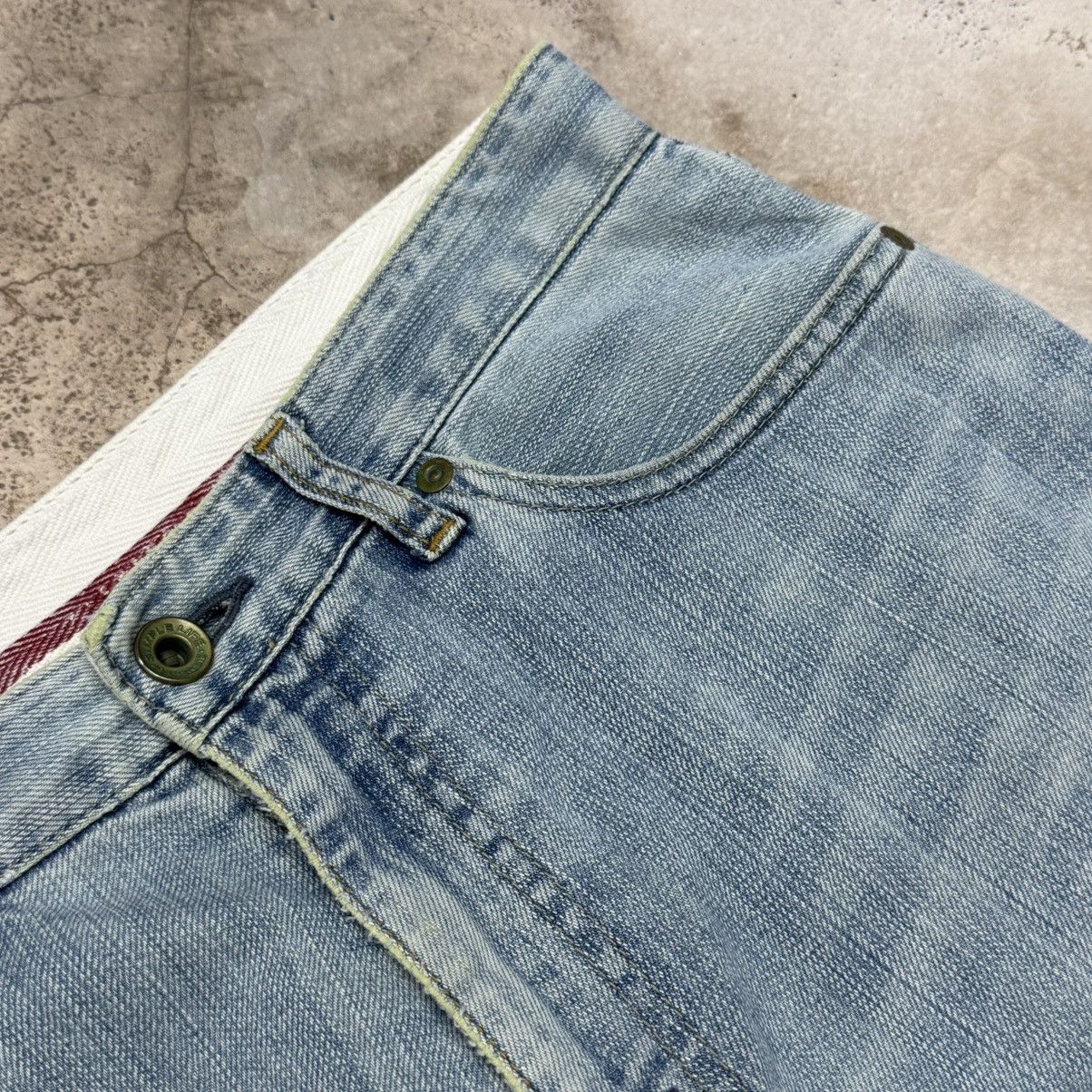 Element Element Distressed Flourescent Thread Denim Pants Size US 29 - 8 Thumbnail