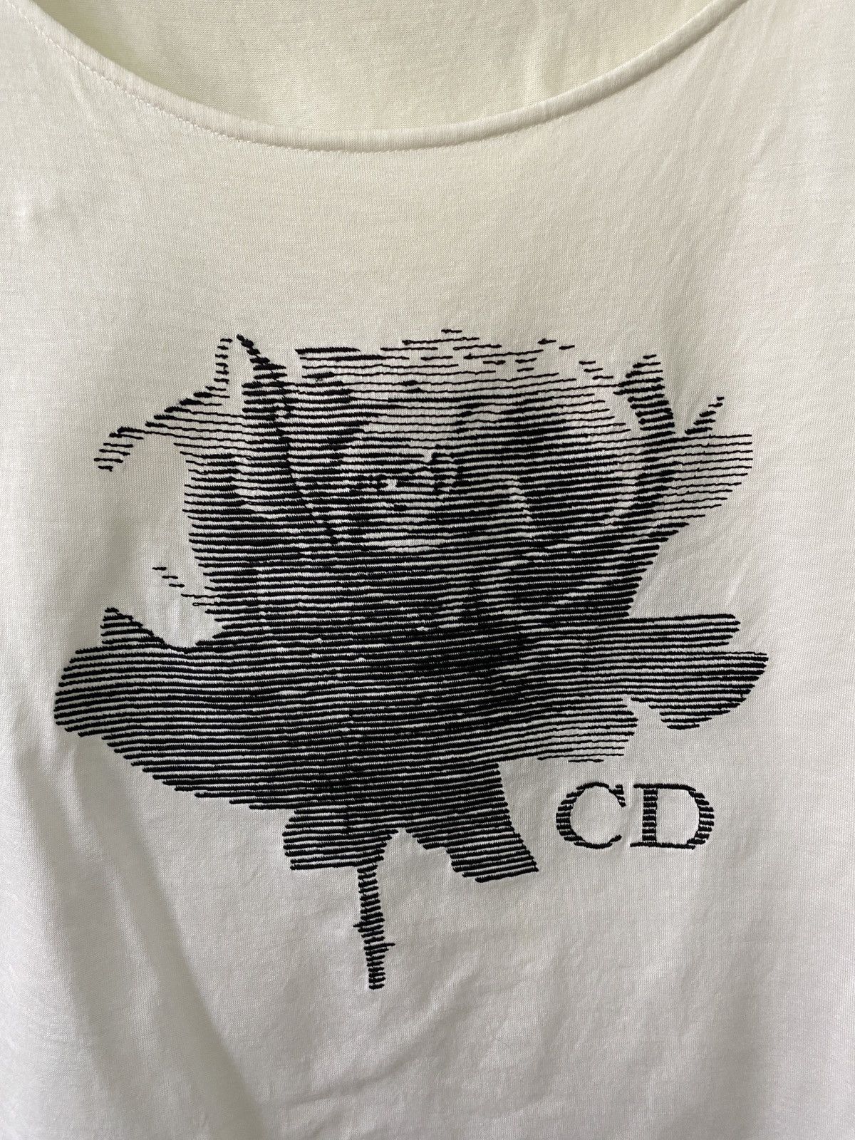 Christian Dior Monsieur × Vintage Vintage Christian Dior Roses Tank Top Size S / US 4 / IT 40 - 3 Thumbnail