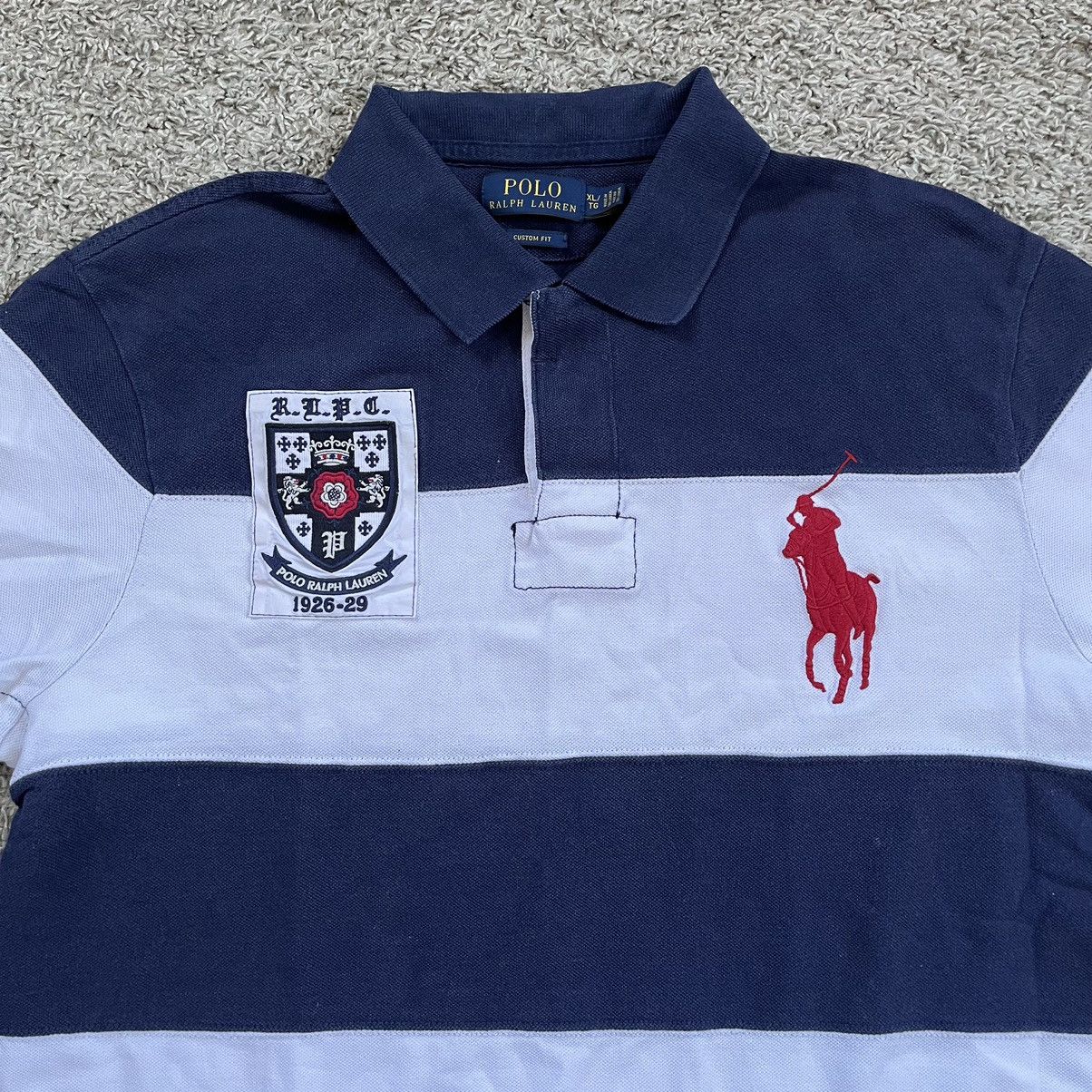 Polo Ralph Lauren × Wu-Tang Clan 🔴Polo Ralph Lauren Shirt Size XL Navy White Big Pony Wu-Tang Size US XL / EU 56 / 4 - 2 Thumbnail