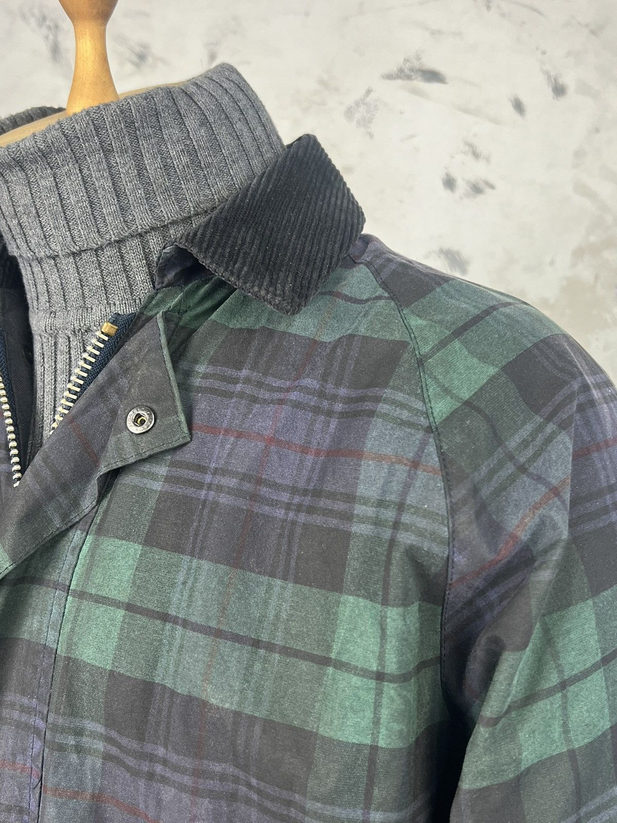 Vintage Vintage Caber Classics Plaid Waxed Jacket Size S - M Size US S / EU 44-46 / 1 - 5 Thumbnail