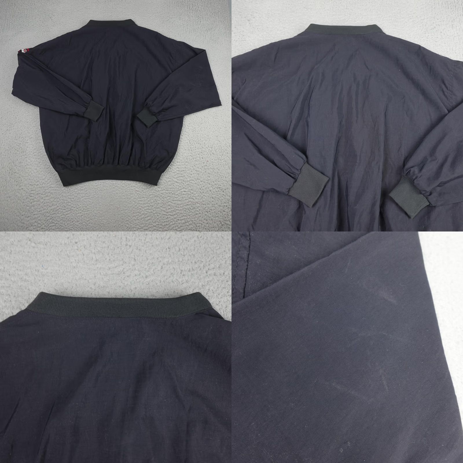 Vintage VINTAGE Starbus Jacket Mens 2XL Windbreaker Black Nylon Microfiber Logo Embroidered Racing 90s United States Size US XXL / EU 58 / 5 - 8 Thumbnail