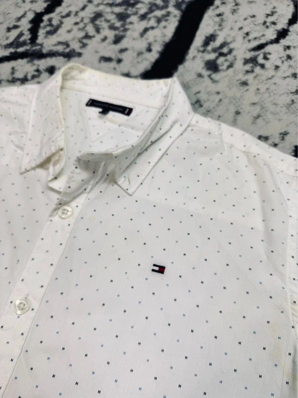 Tommy Hilfiger Tommy Hilfiger polka dot shirt white XS logo Size XS / US 0-2 / IT 36-38 - 4 Thumbnail