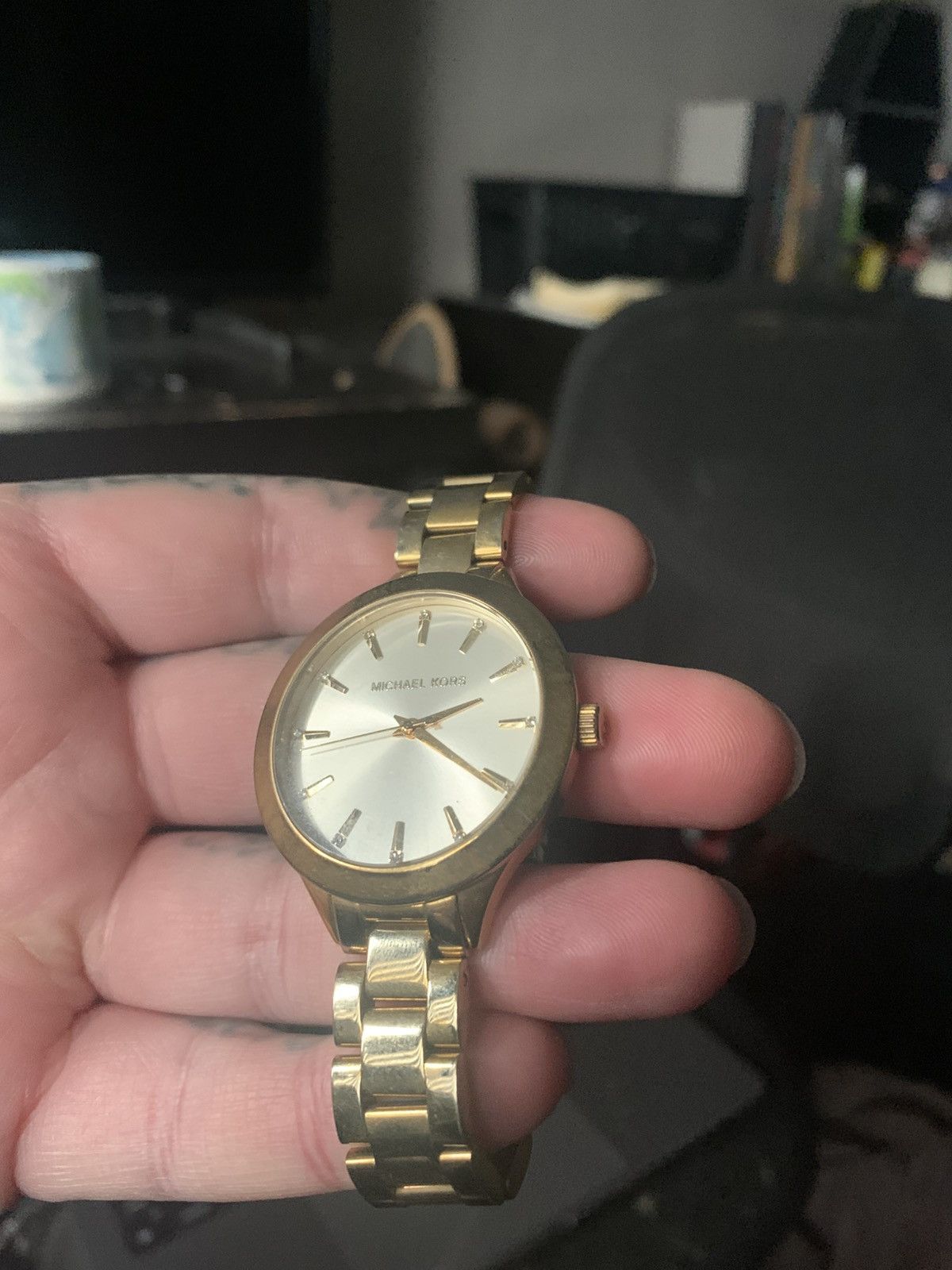 Michael Kors Michael Kors Gold Watch Size ONE SIZE - 1 Thumbnail