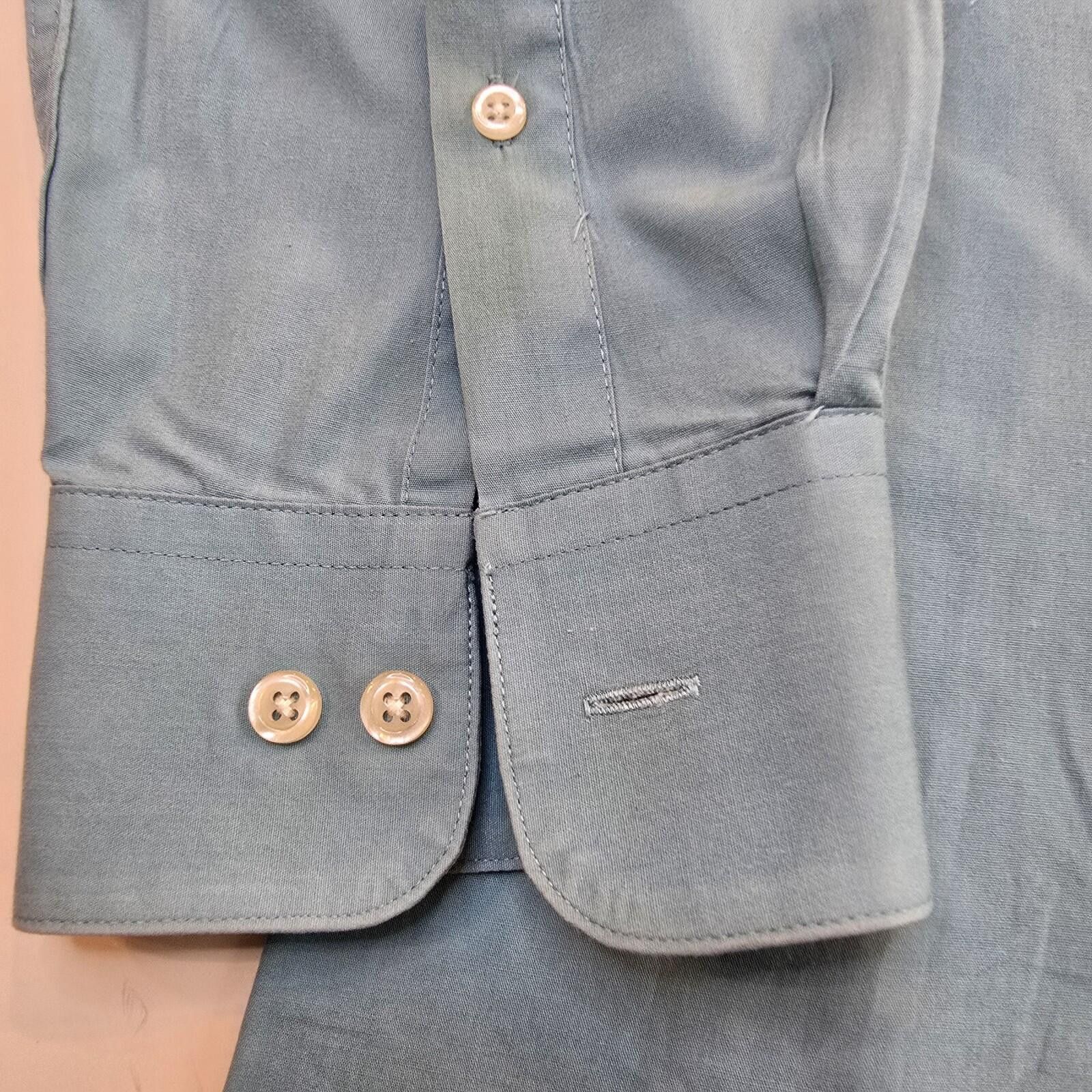 Alexander Julian Alexander Julian Colours Blue Dress Shirt 3XLT 19 Button Up Size 52R - 7 Thumbnail