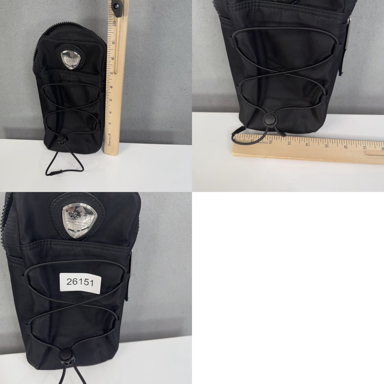 Pajar Pajar Crossbody Bag Adult Small Black Nylon Travel Sling Chest Pack Zip Mens Bag crossbody Adult Small Black Nylon Travel Zip Crossbody Bag Size ONE SIZE - 8 Thumbnail