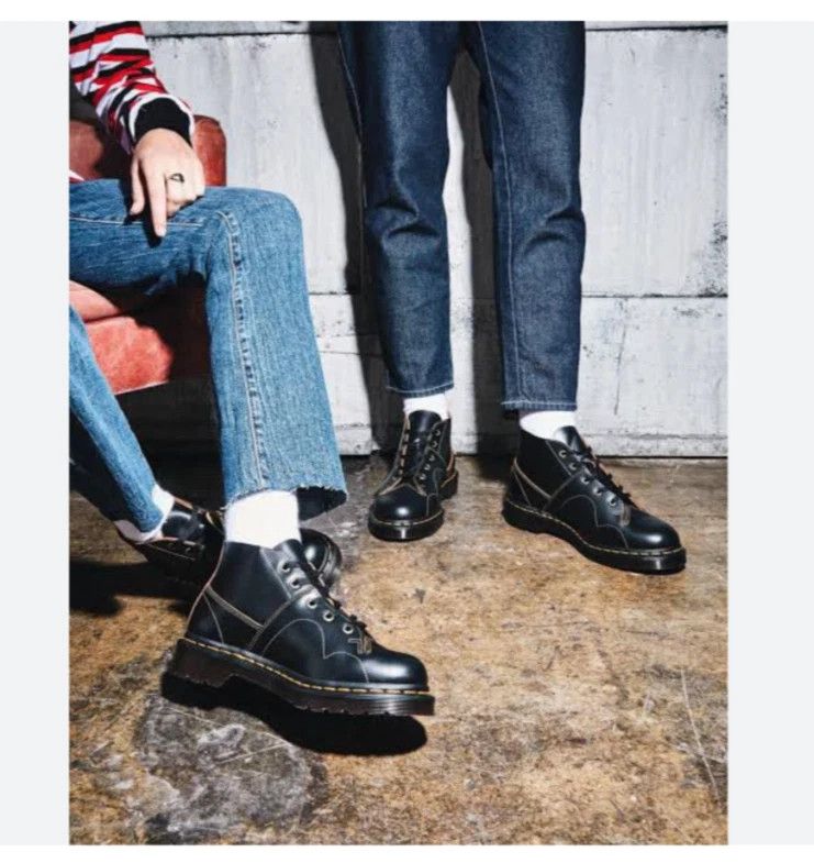 Dr. Martens US M 13 ~ Dr. Martens CHURCH Monkey CHUKKA PATCHWORK Boots Size US 13 / EU 46 - 7 Thumbnail