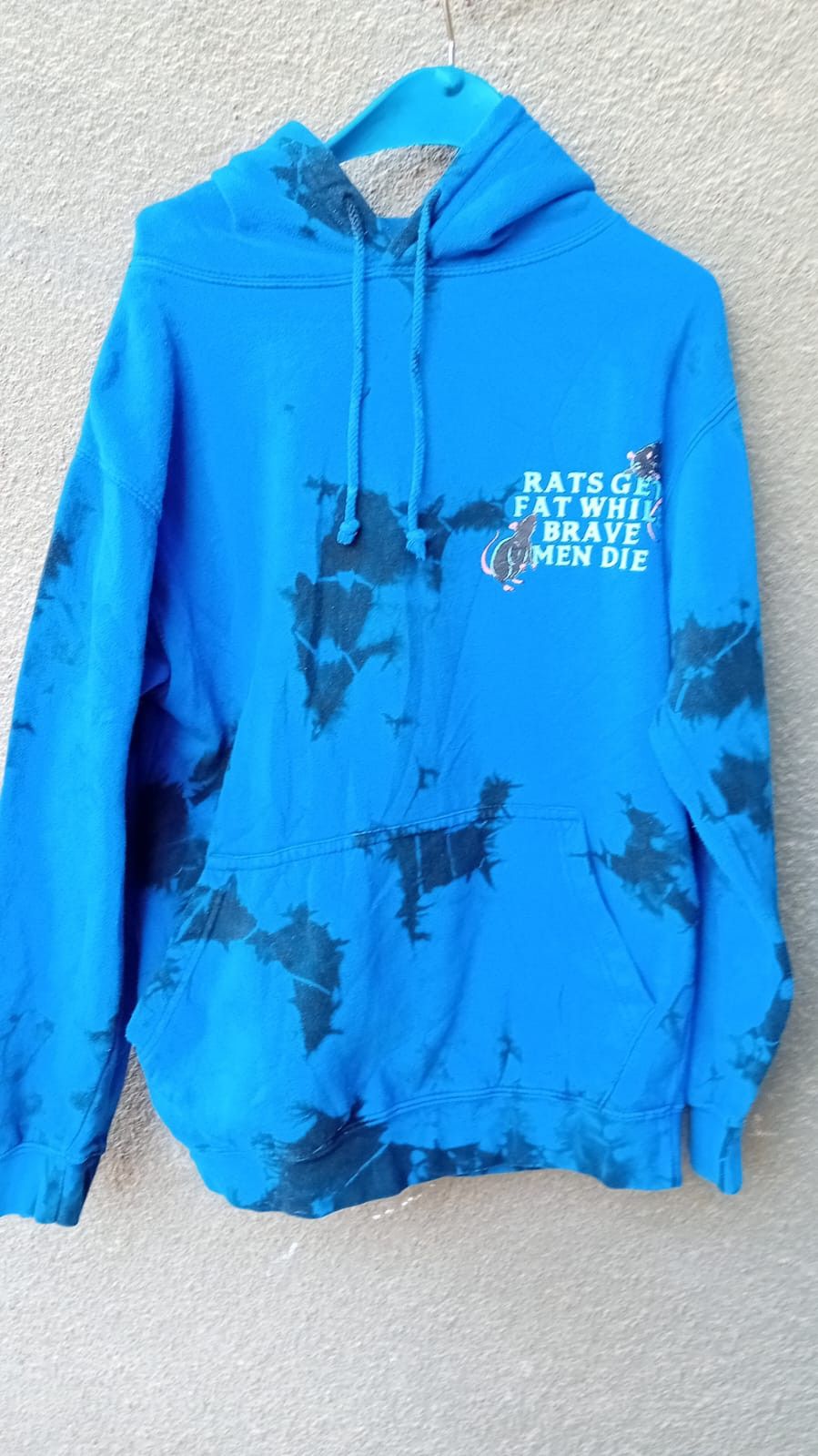 Other A**holes Live Forever Tye Dye Rats Get Fat Hoodie sz S Size US S / EU 44-46 / 1 - 2 Thumbnail