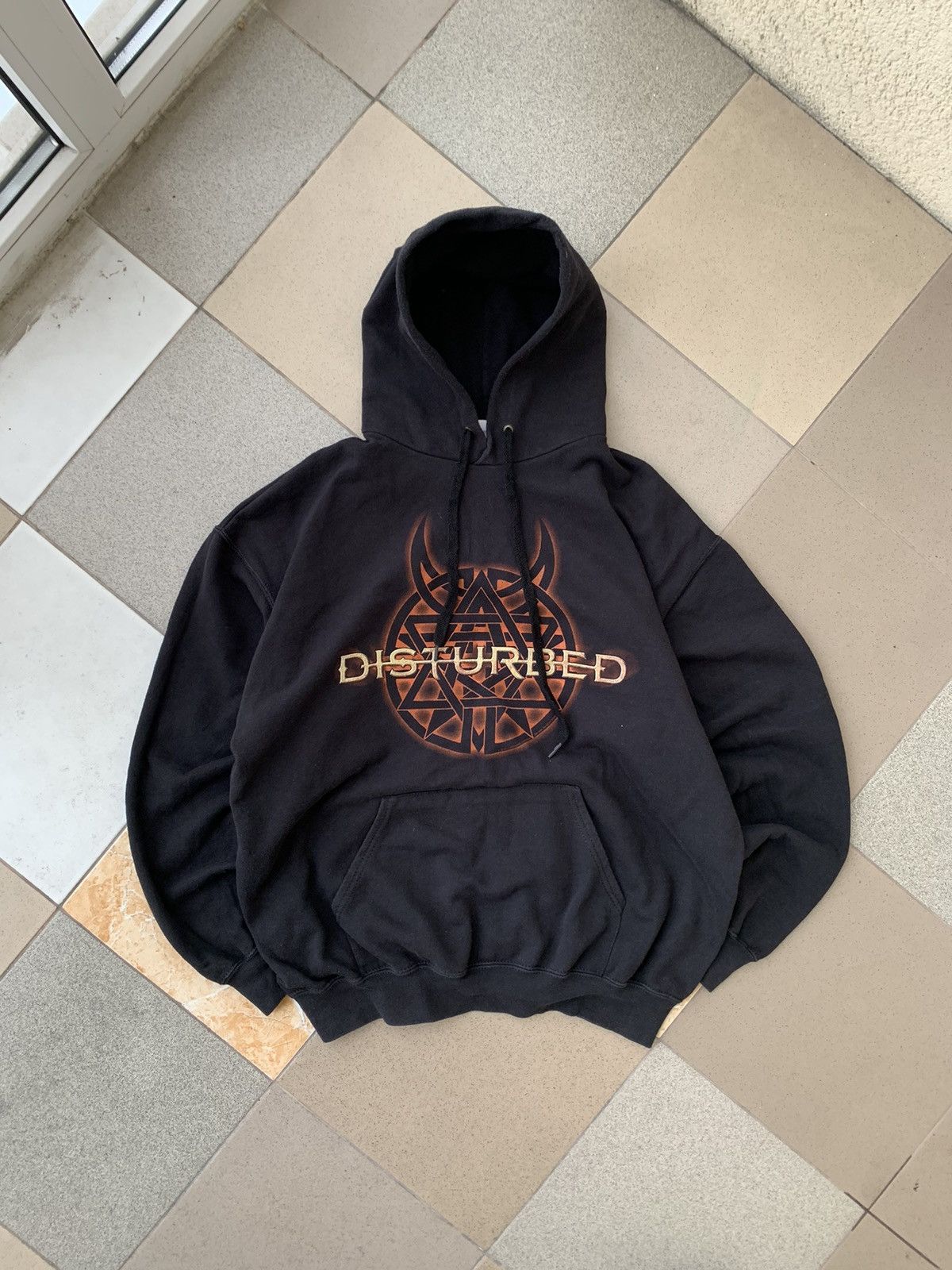 Band Tees Vintage Y2K Disturbed Bravado Band Black Japan Hoodie Size US L / EU 52-54 / 3 - 2 Thumbnail