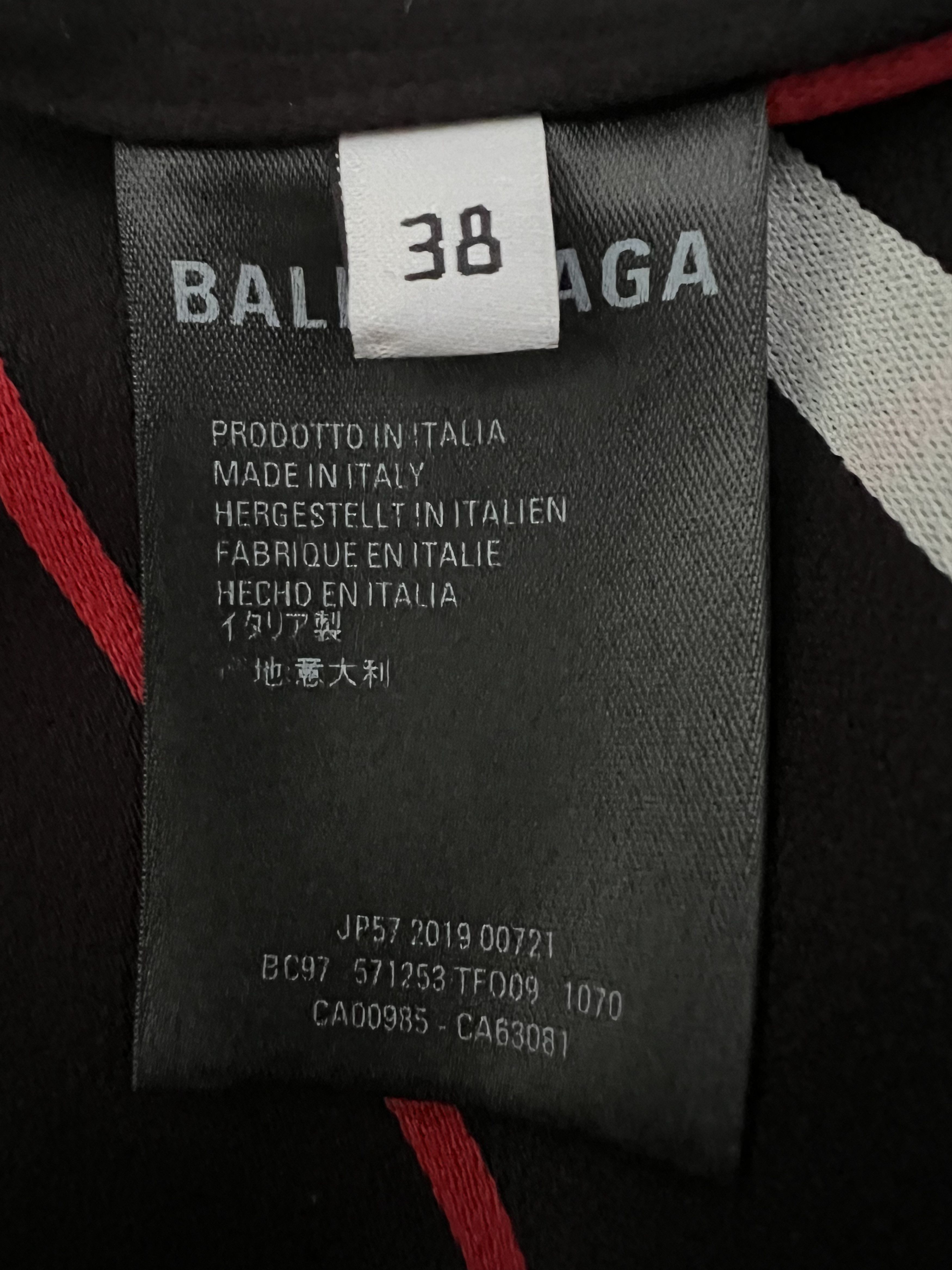 Balenciaga Balenciaga Oversize Logo Print Check Shirt Size US S / EU 44-46 / 1 - 12 Thumbnail