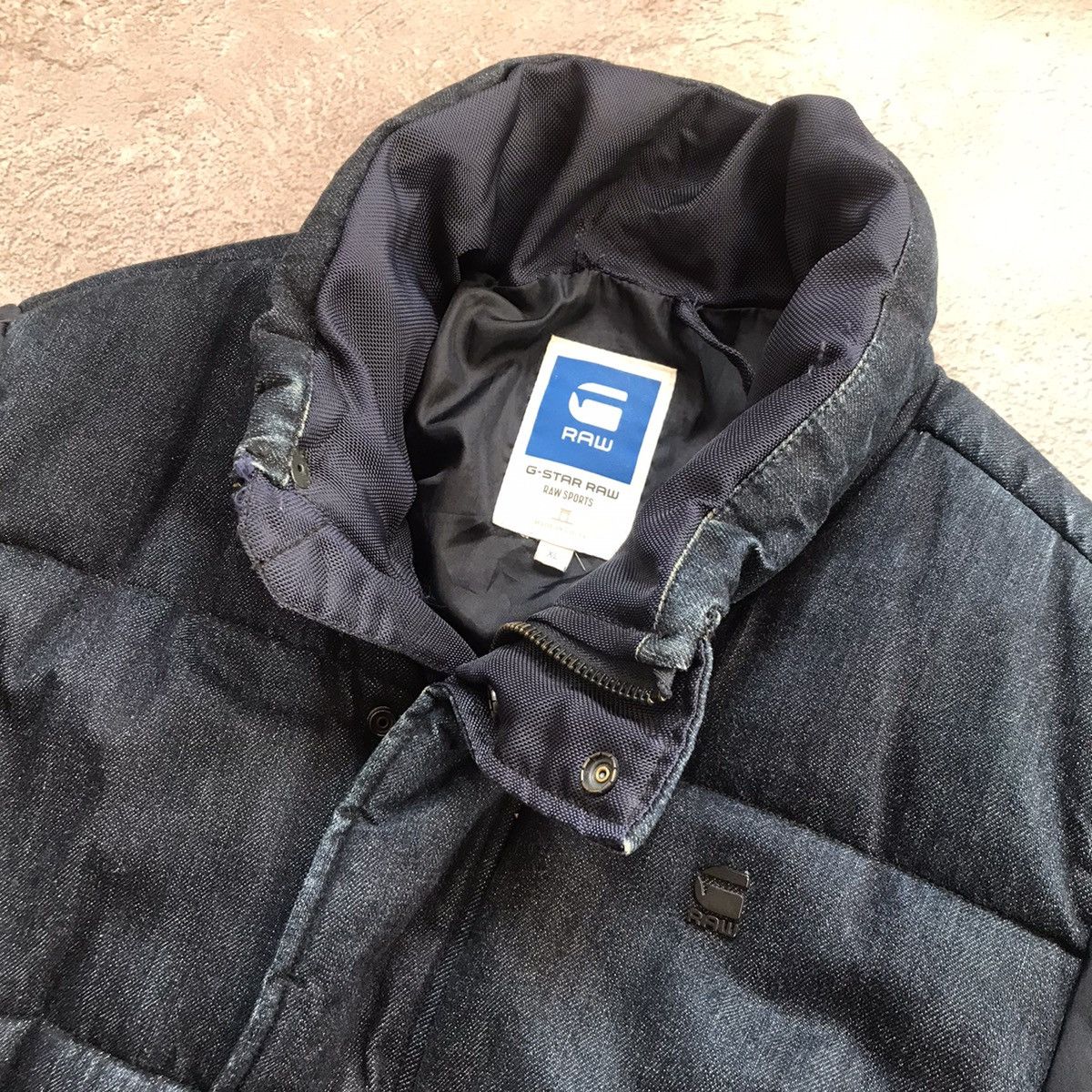 Vintage Vintage 90s G-Star Raw Quilted Puffer Jacket Streetwear XL Size US XL / EU 56 / 4 - 5 Thumbnail