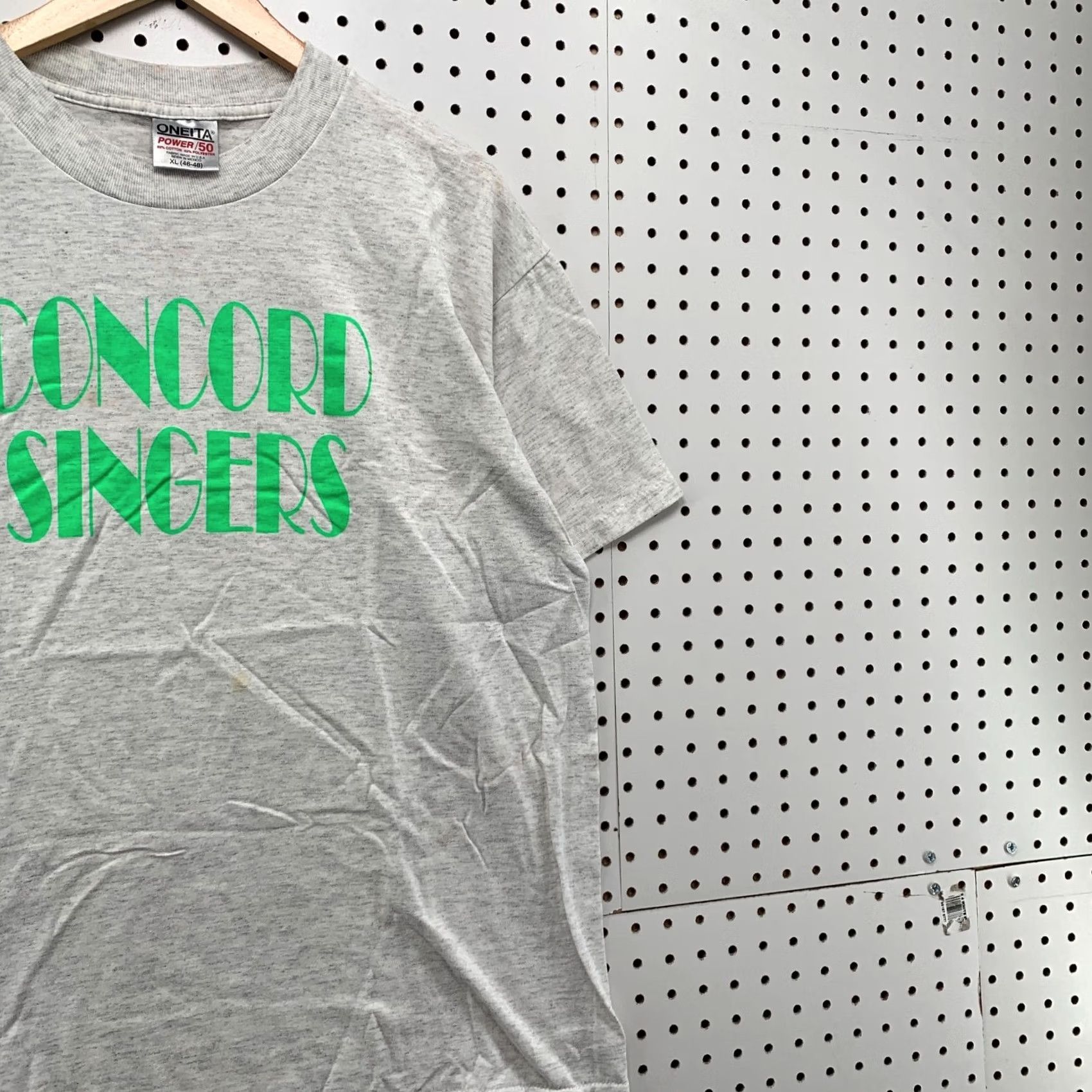 Vintage VINTAGE Concord Singers Shirt Gray XL Short Sleeve Mens 90s Music T-Shirt Size US XL / EU 56 / 4 - 5 Thumbnail
