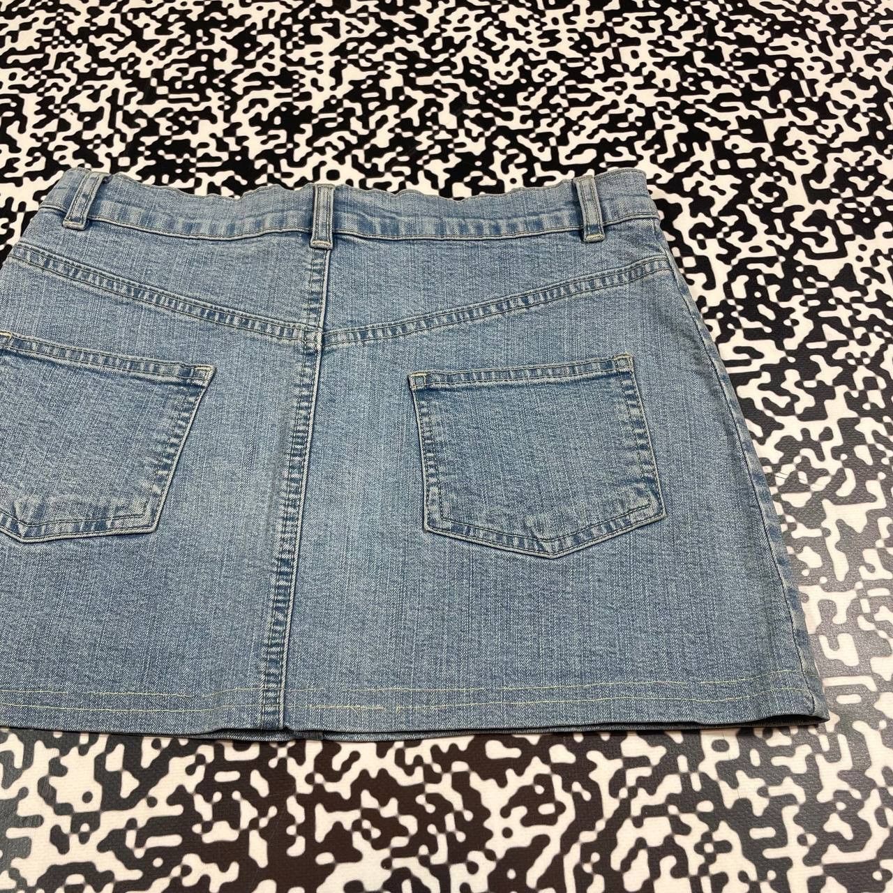 Japanese Brand Vintage Y2K Japanese Style Retro Denim Mini Skirt Size 26" / US 2 / IT 38 - 10 Thumbnail