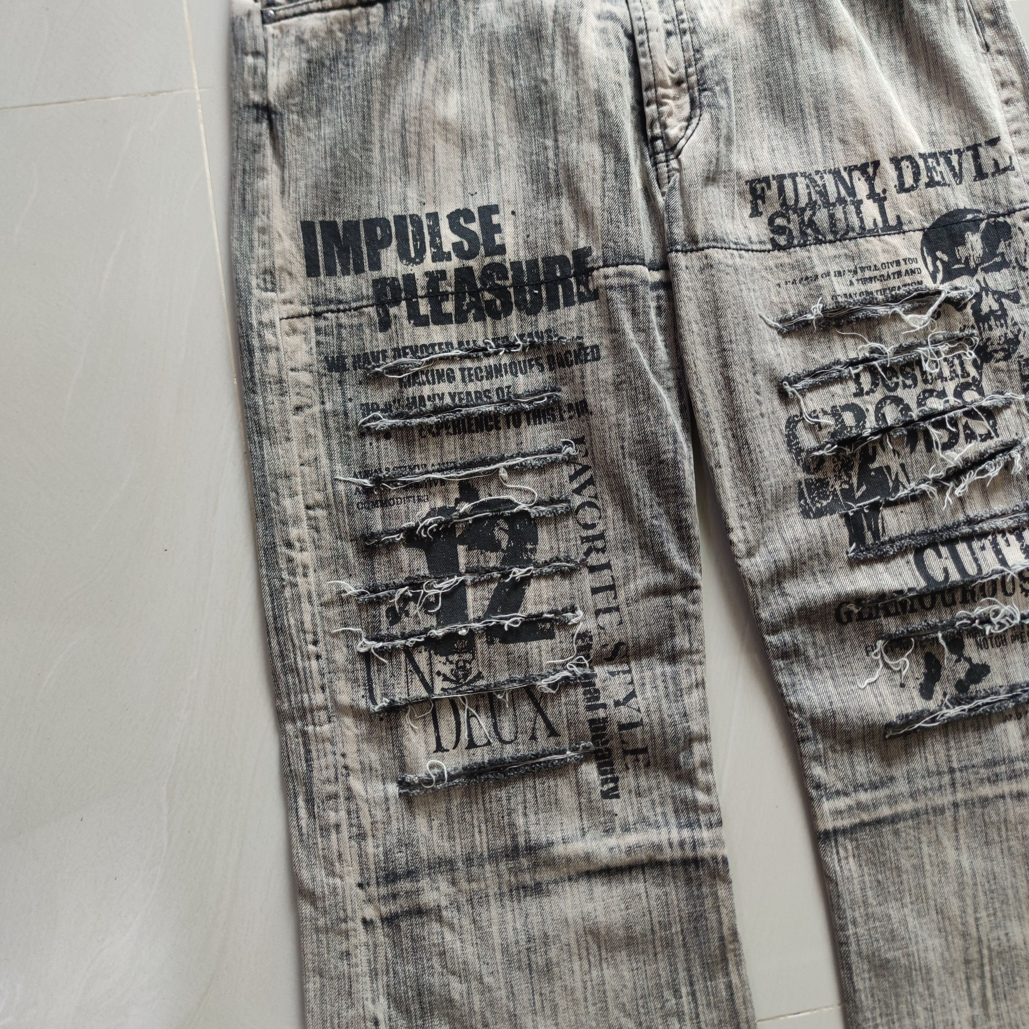 Seditionaries DISTRESSED SKULL DENIM Size US 36 / EU 52 - 2 Thumbnail