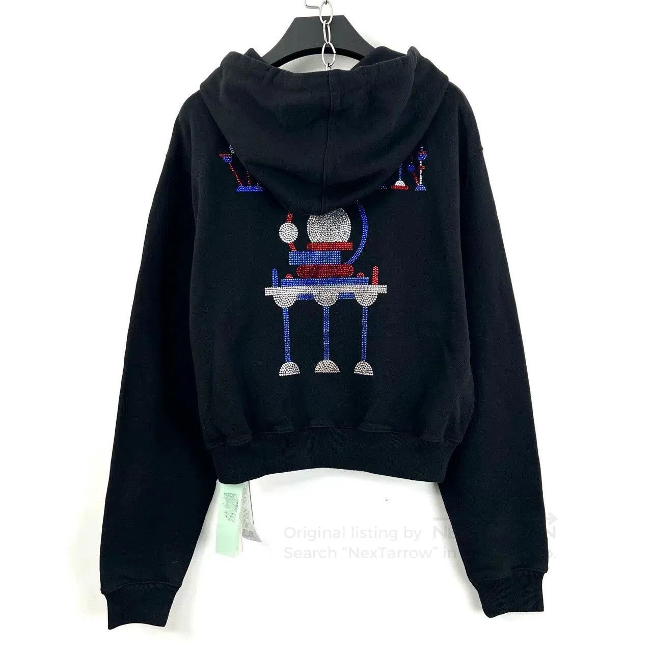 Off-White Off-White OW Colored Diamond Black Hoodie. Size S / US 4 / IT 40 - 2 Thumbnail