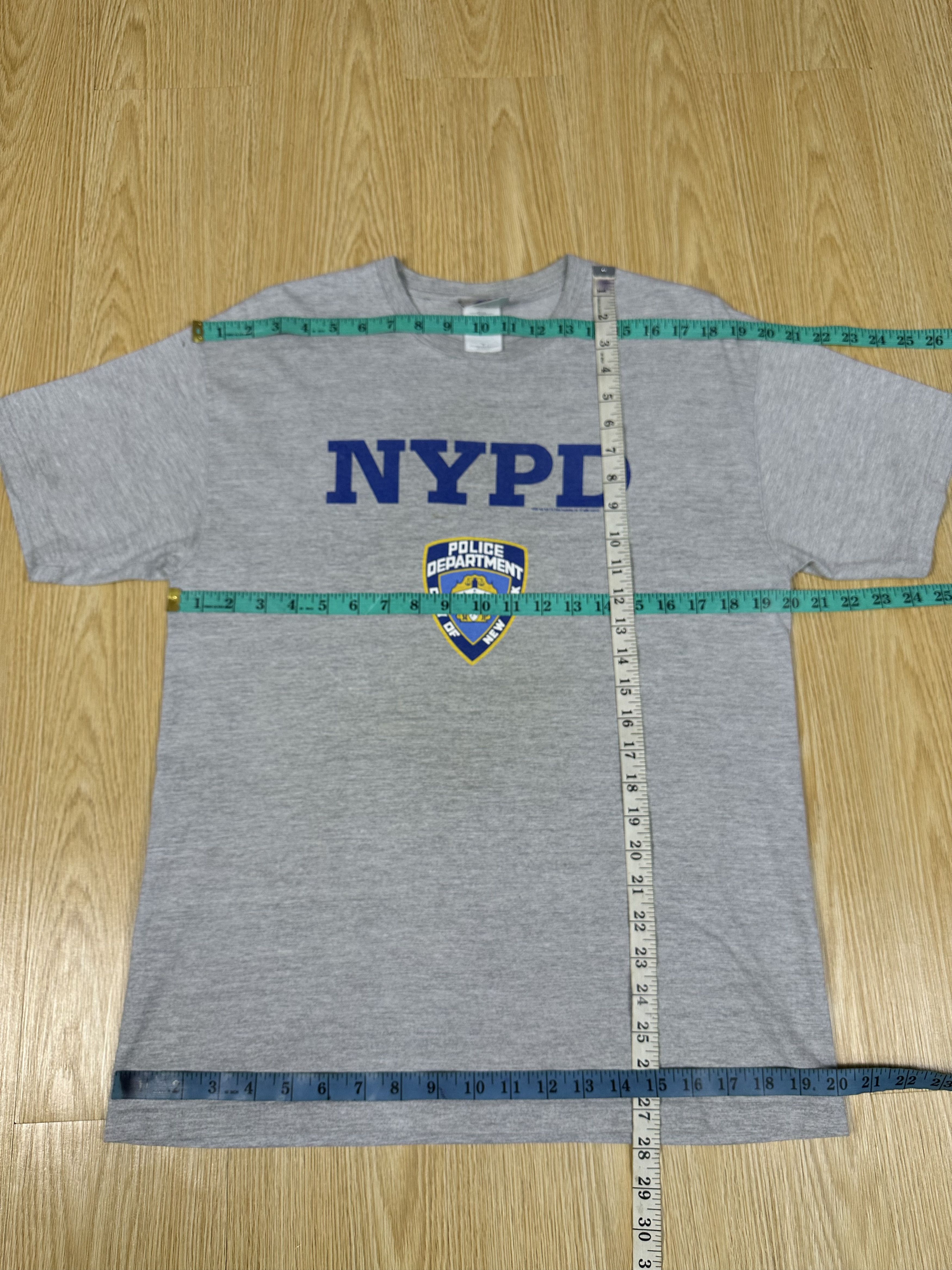 Jerzees Vintage NYPD New York City Police Department Tshirt A347 Size US M / EU 48-50 / 2 - 6 Thumbnail