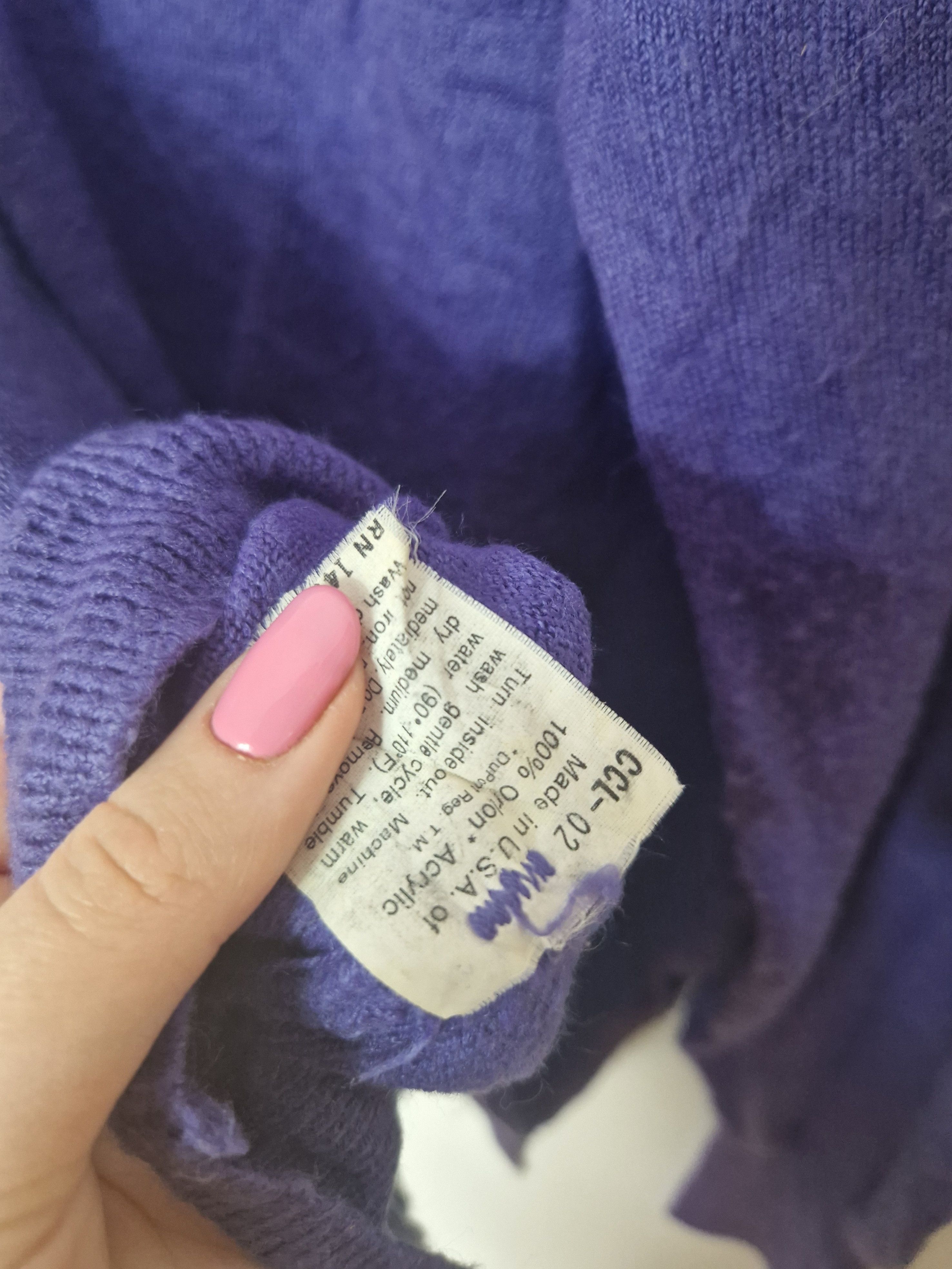 Dior × Hedi Slimane Dior vintage purple sweater Size US XL / EU 56 / 4 - 6 Thumbnail