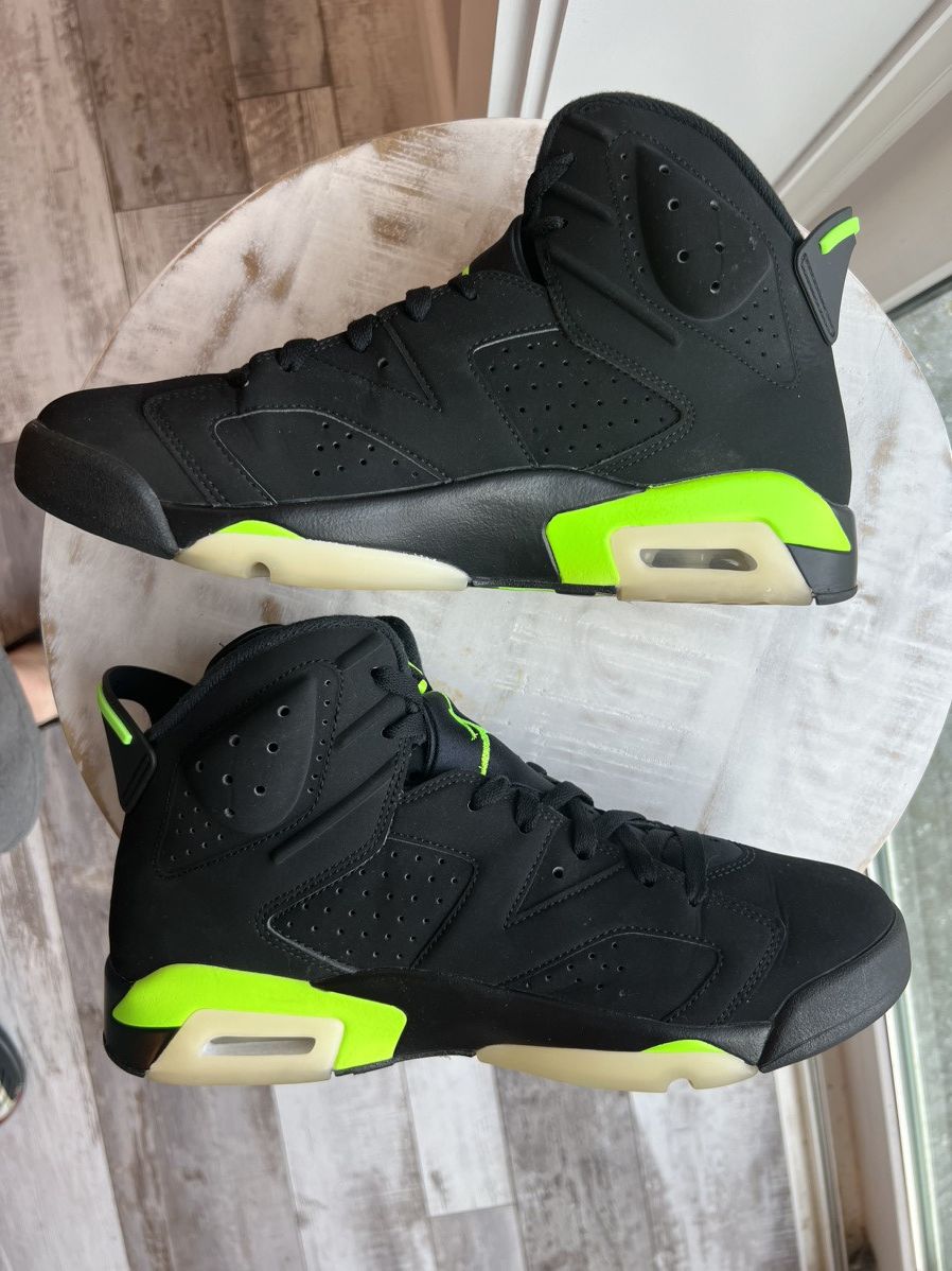 Jordan Brand Jordan 6 Electric Green Size 10.5 VNDS Sneakers Size US 10.5 / EU 43-44 - 5 Thumbnail
