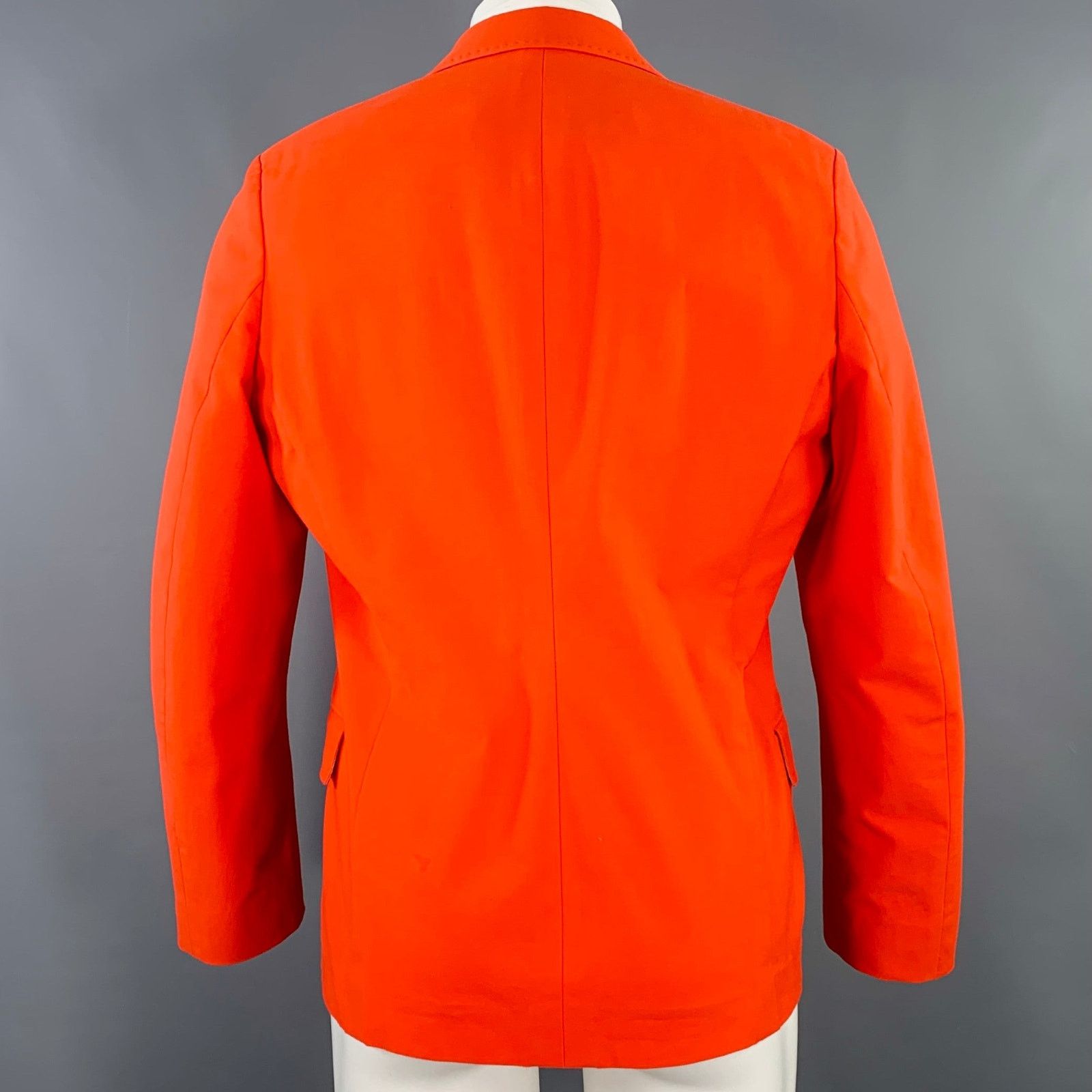 Acne Studios Size 40 Noel Orange Cotton Blend Single Button Sport Coat Size 40R - 3 Thumbnail