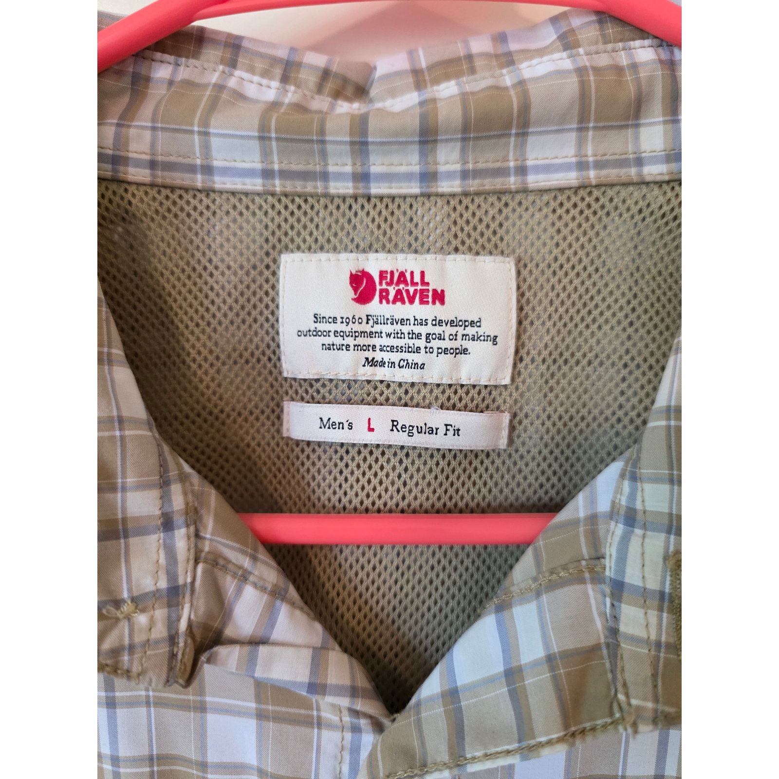 Fjallraven Fjallraven Absiko Hike Shirt Plaid Short Sleeve Shirt Large Size US L / EU 52-54 / 3 - 4 Thumbnail