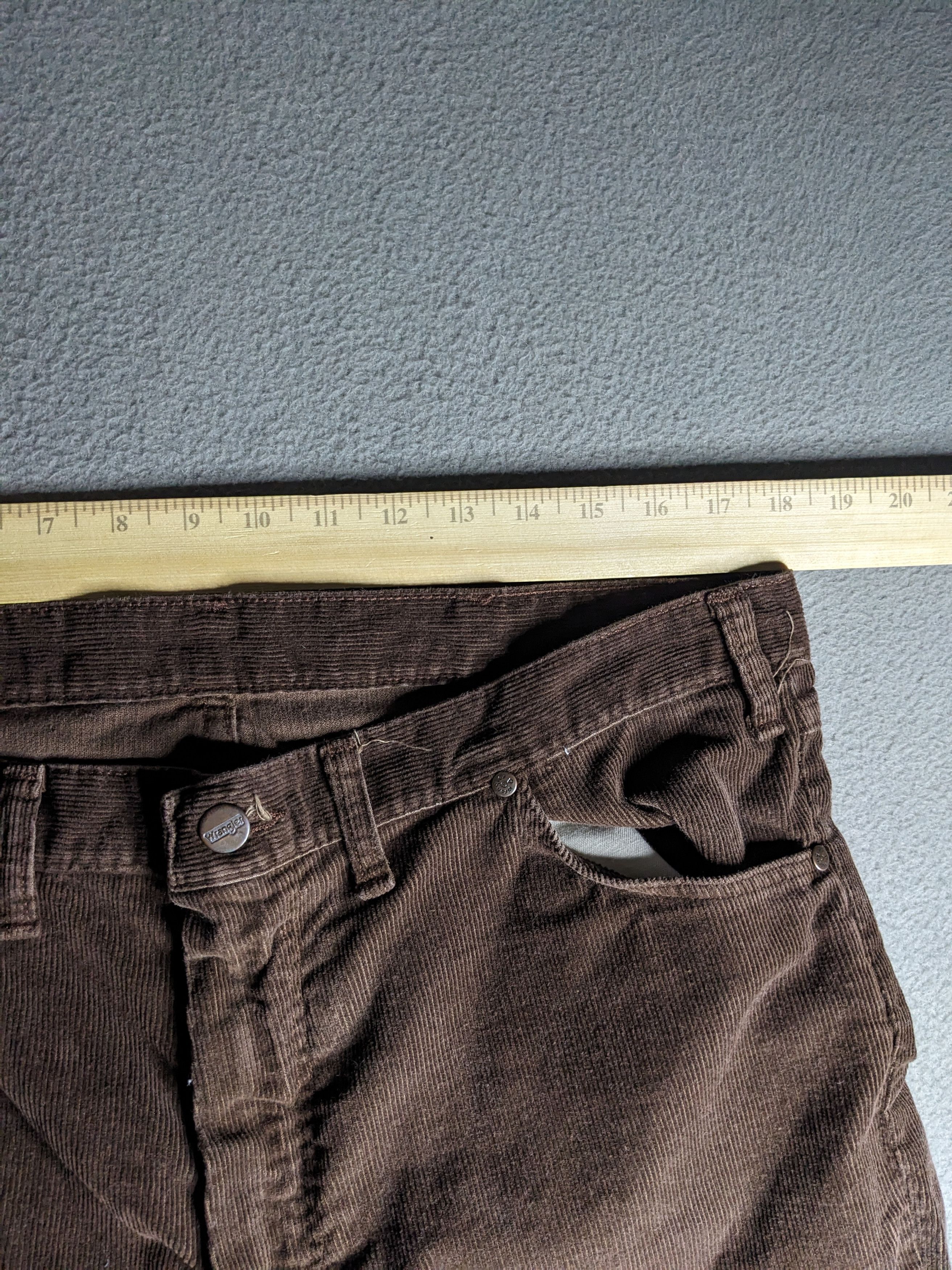 Wrangler VTG 80s Wrangler Corduroy Pants 40x35 Western Leather Logo Size US 40 / EU 56 - 10 Thumbnail
