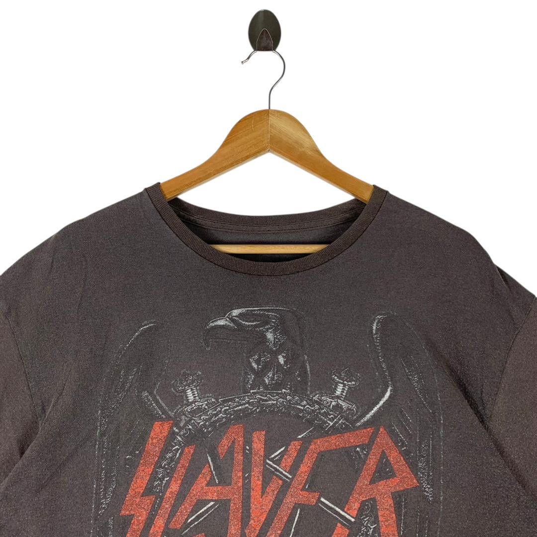 Band Tees Vintage SLAYER spellout band tees Size US L / EU 52-54 / 3 - 2 Thumbnail