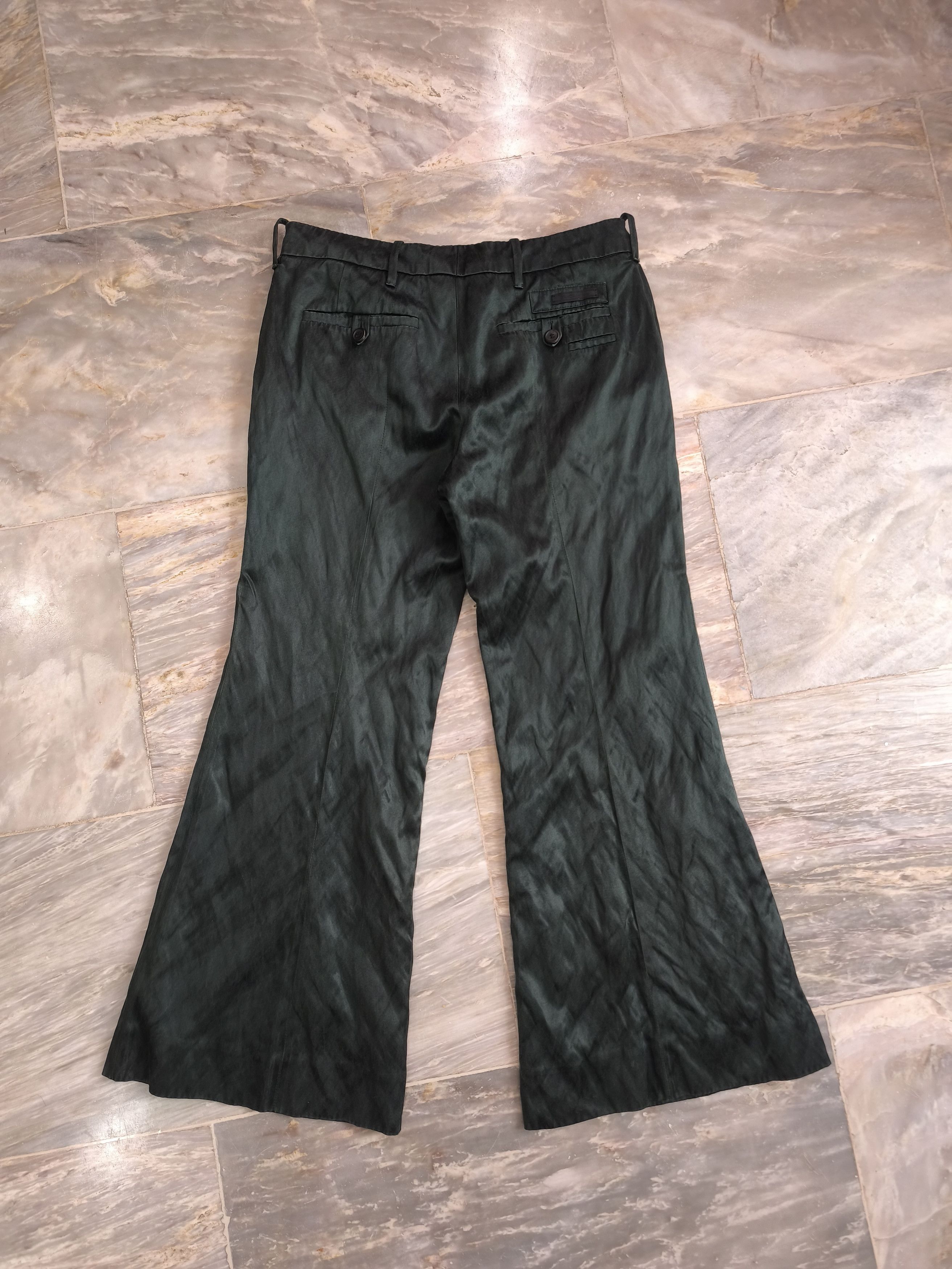Prada Prada Satin Flared Trousers Size 26" / US 2 / IT 38 - 6 Thumbnail