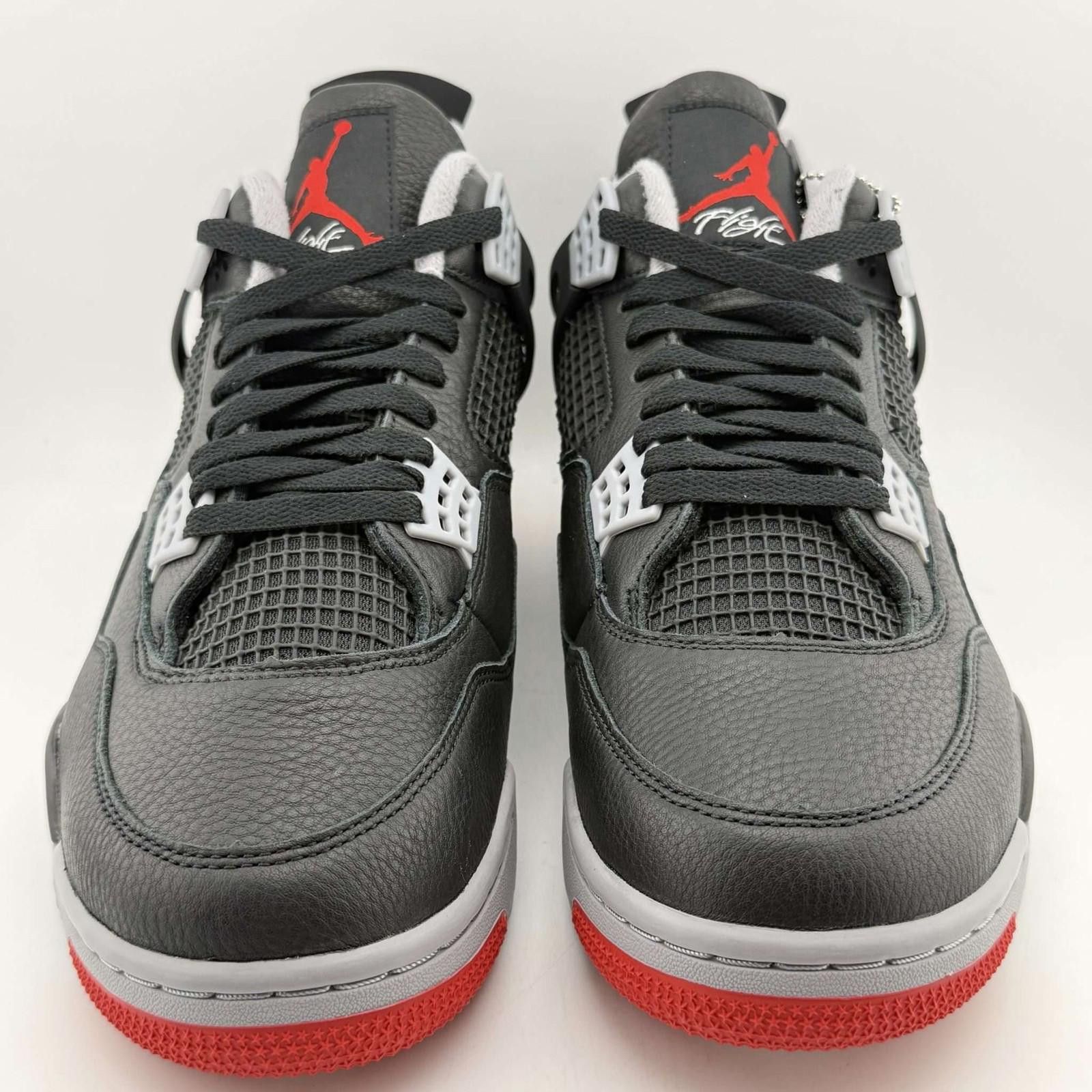 Nike Nike Air Jordan 4 Bred Reimagined Black/Red 11.5 New Size US 11.5 / EU 44-45 - 3 Thumbnail