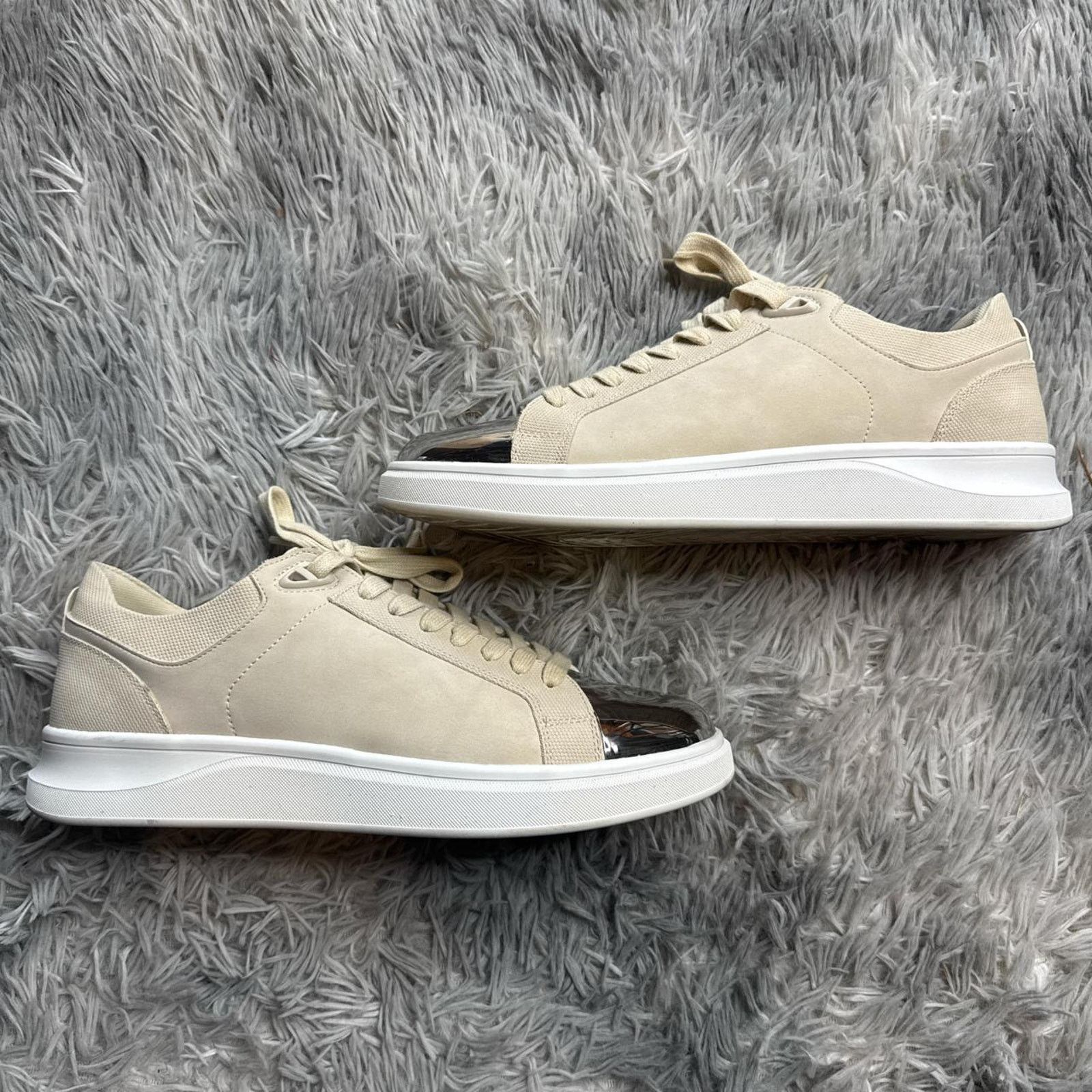 Aldo Aldo mens tan and black Size US 11 / EU 44 - 1 Thumbnail