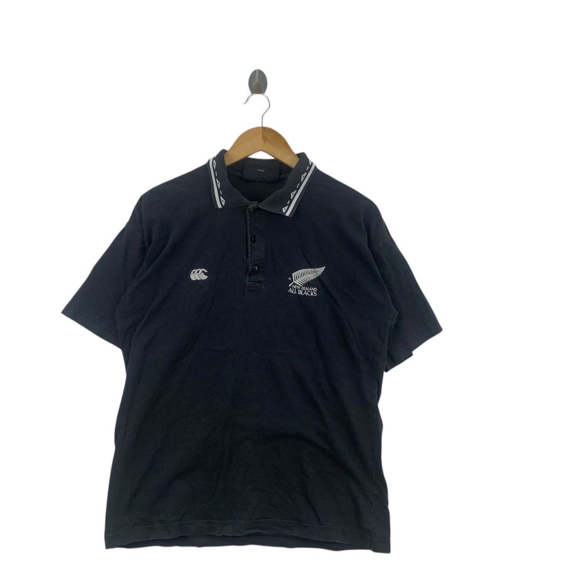 Canterbury of New Zealand Vintage CANTERBURY NEW ZEALAND All Blacks Rugby Tee Shirt Size US M / EU 48-50 / 2 - 4 Thumbnail
