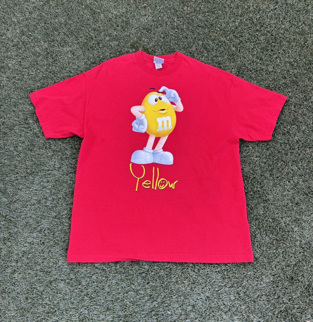 Other Vintage Y2K Yellow M&M t shirt Size US XL / EU 56 / 4 - 1 Thumbnail