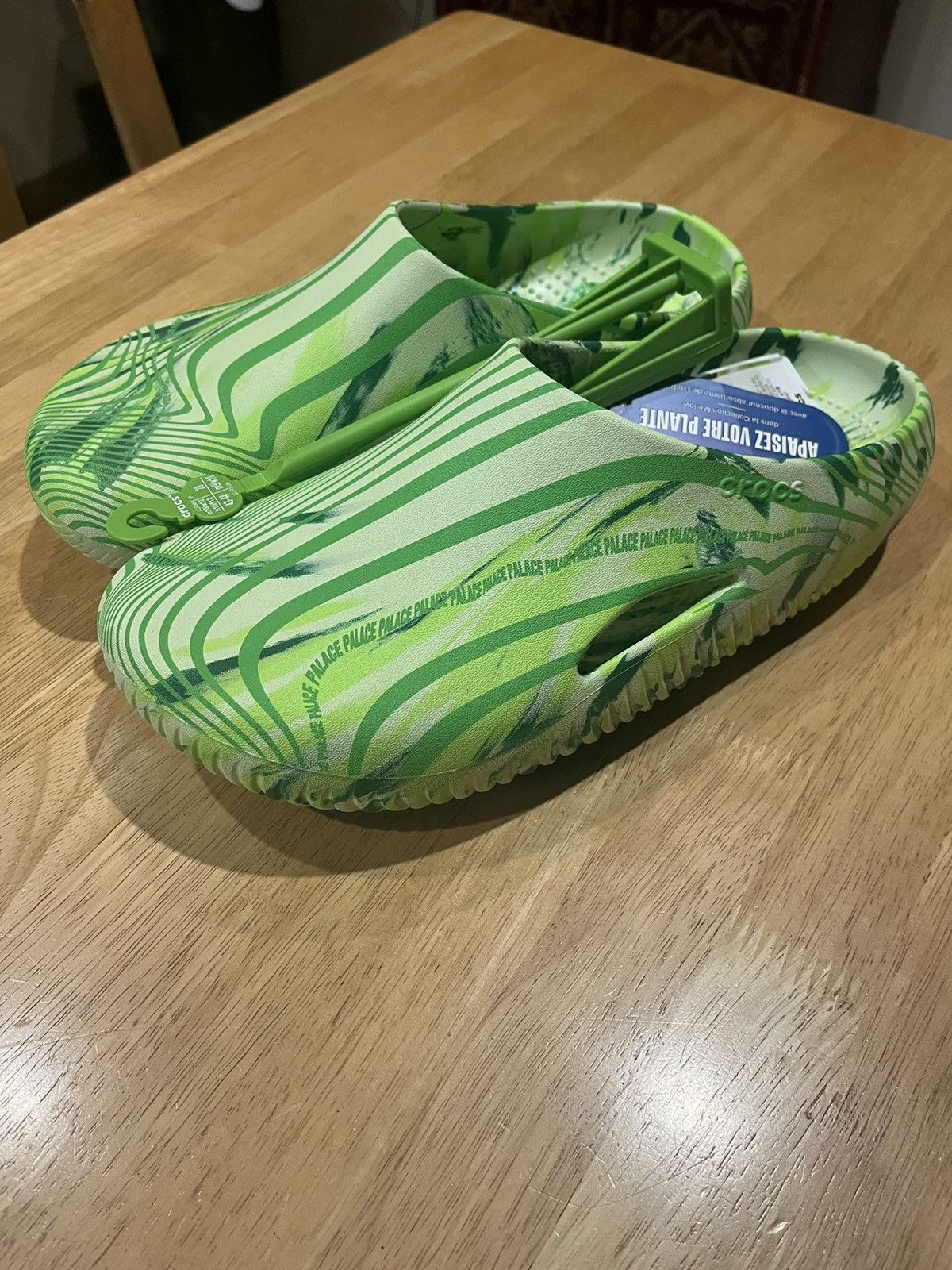 Palace Palace x Crocs Recovery Clog Celery Grailed