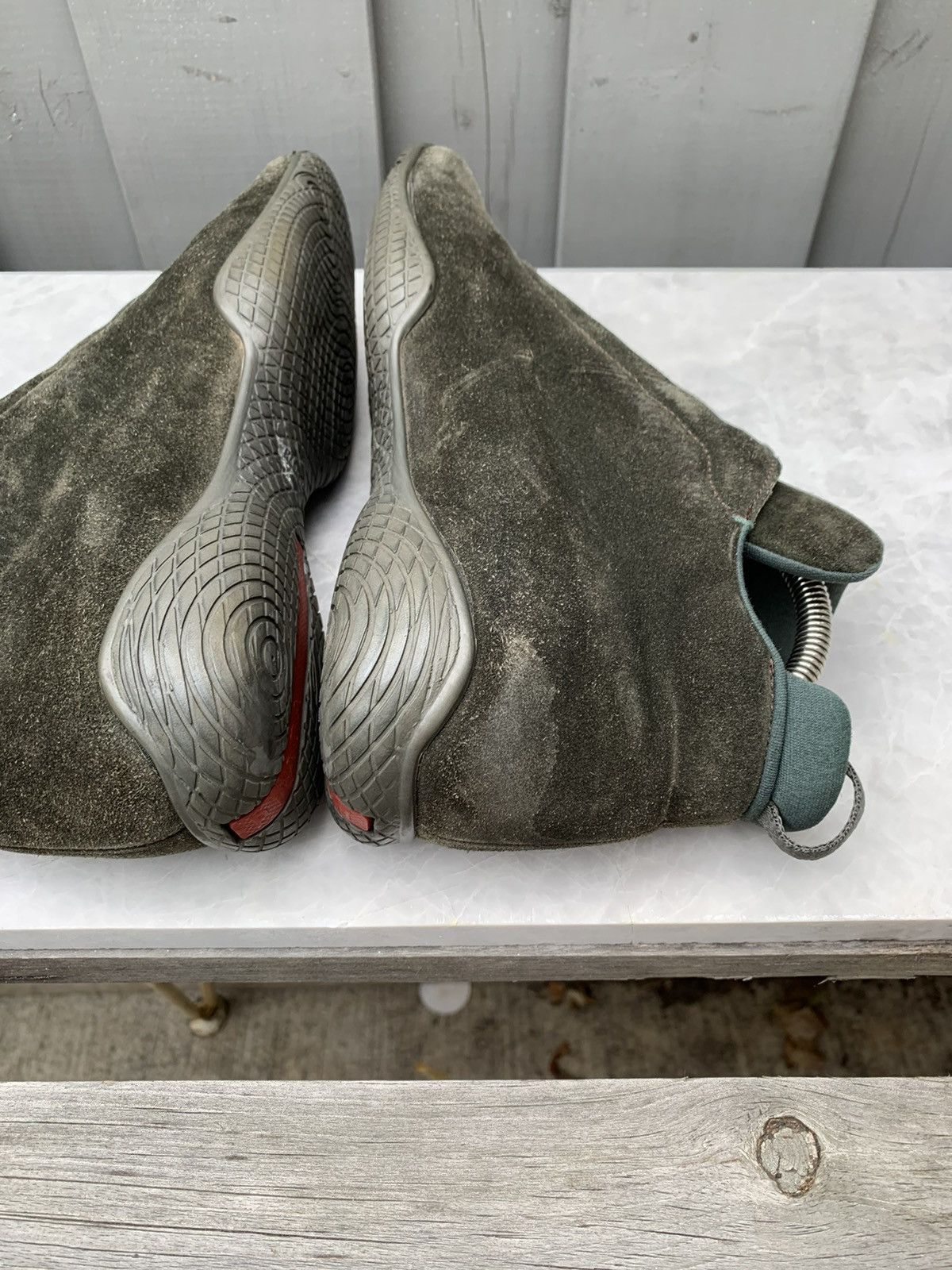 Prada × Vintage Vintage Prada Sport Boots F/W 1999 0773 Suede Hiking 2000s Size US 7.5 / IT 37.5 - 19 Thumbnail