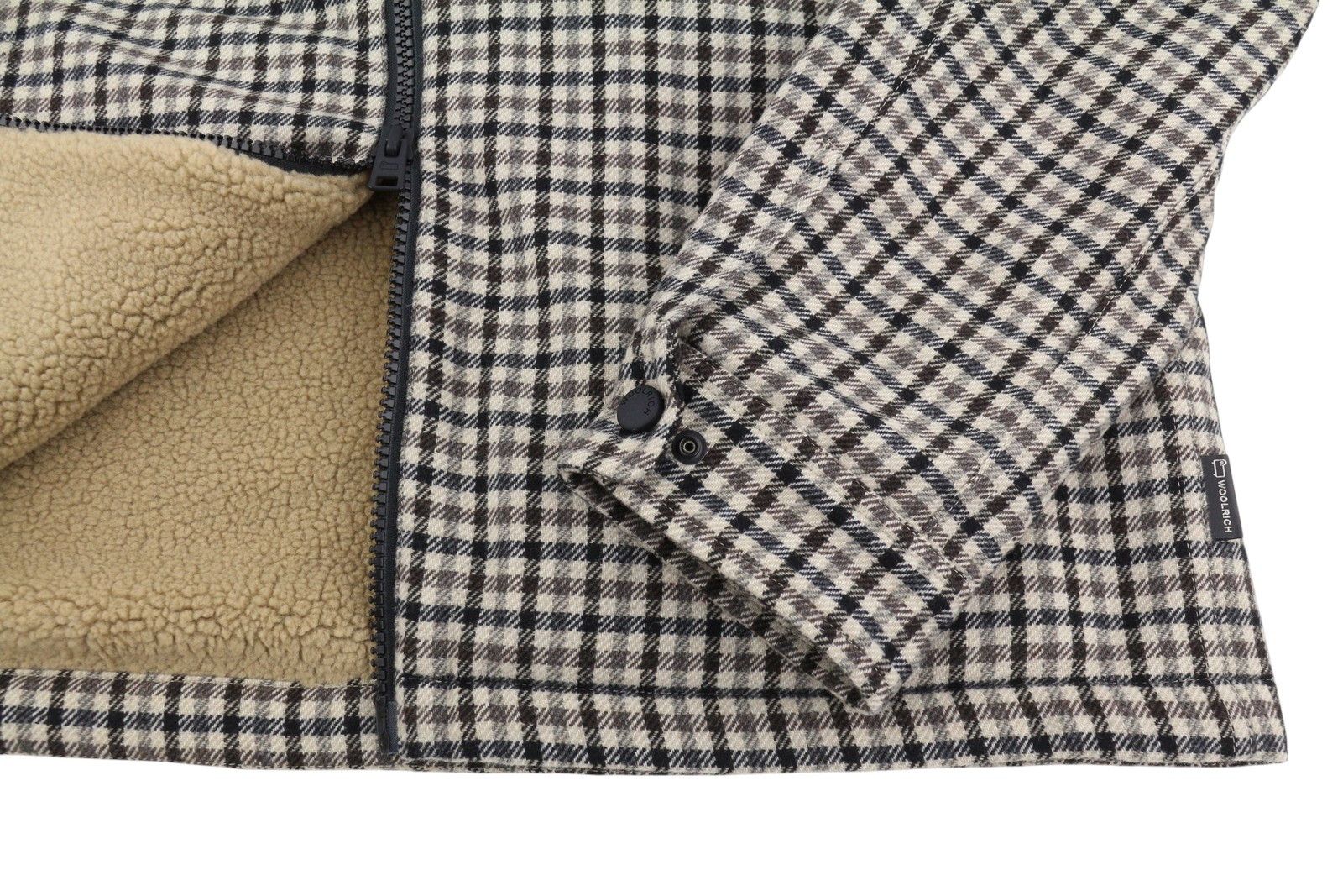 Woolrich Woolen Mills Sherpa Check L Brown Wool Blend 87147 Size US L / EU 52-54 / 3 - 7 Thumbnail