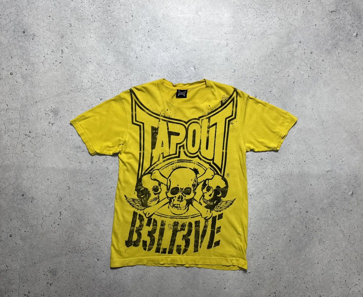 Tapout Tapout Over Print Skulls Big Logo T-Shirt Size M Size US M / EU 48-50 / 2 - 1 Thumbnail